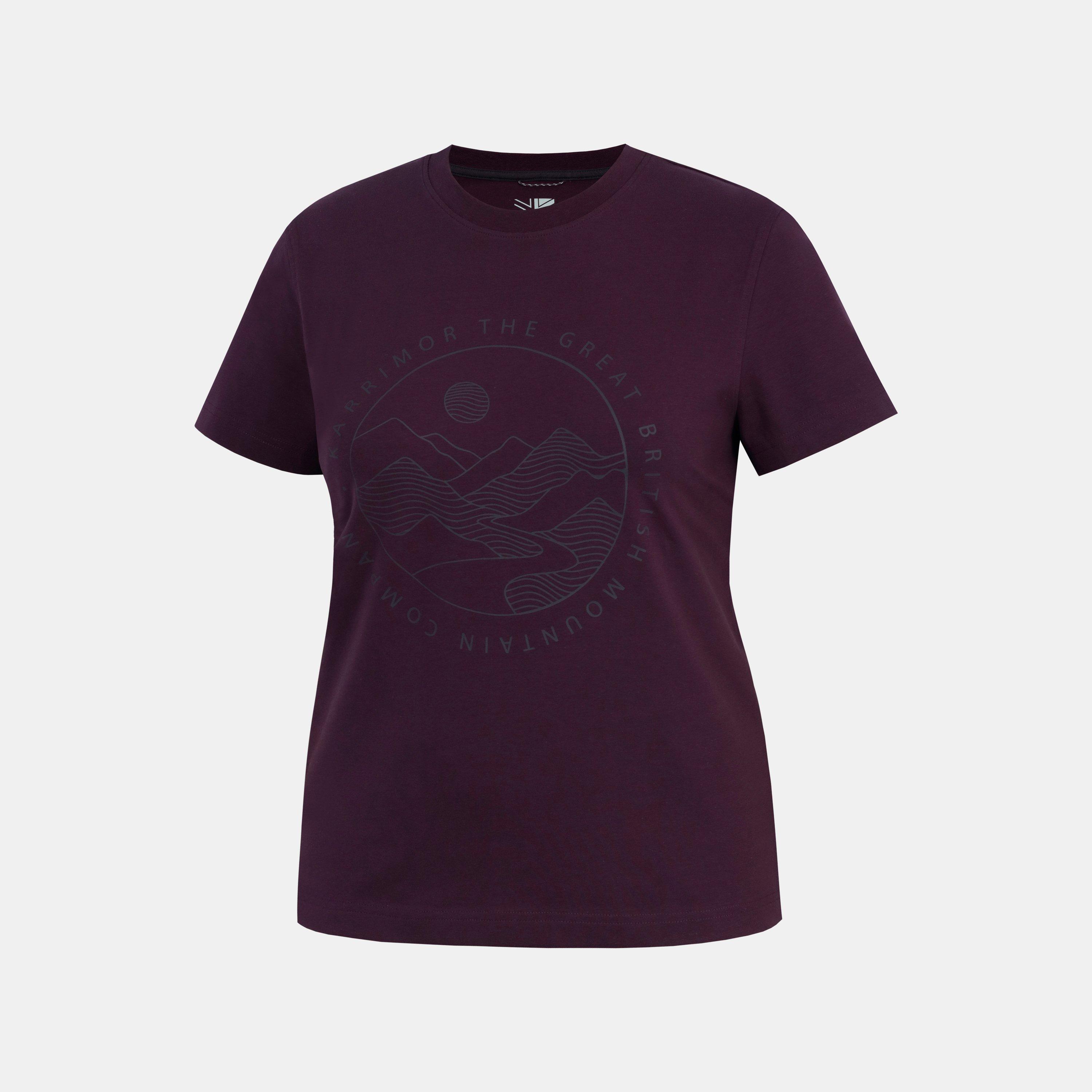 Blackberry - Karrimor - Women's Logo Cotton Short Sleeve Crew Neck T-Shirt - 2