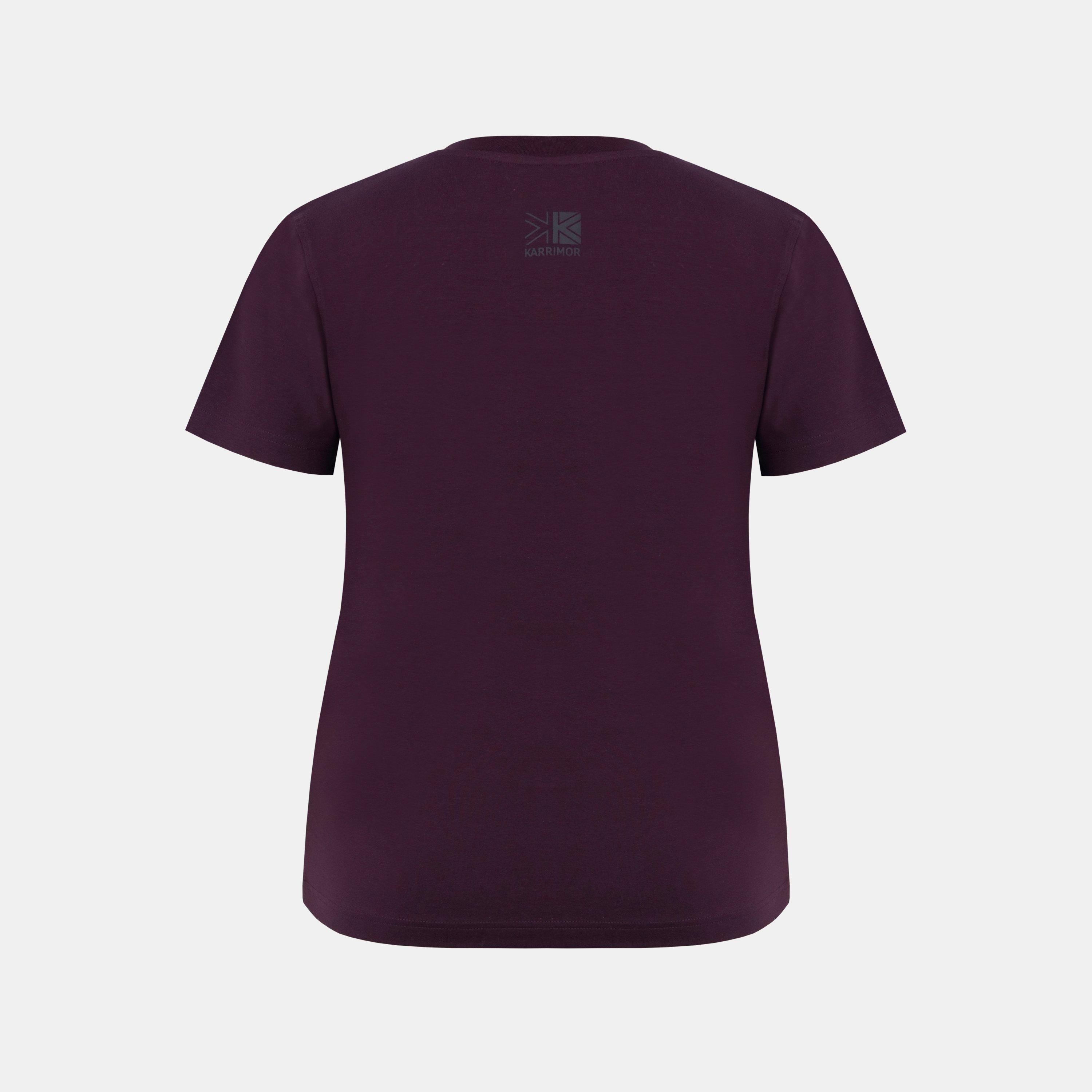 Blackberry - Karrimor - Women's Logo Cotton Short Sleeve Crew Neck T-Shirt - 3