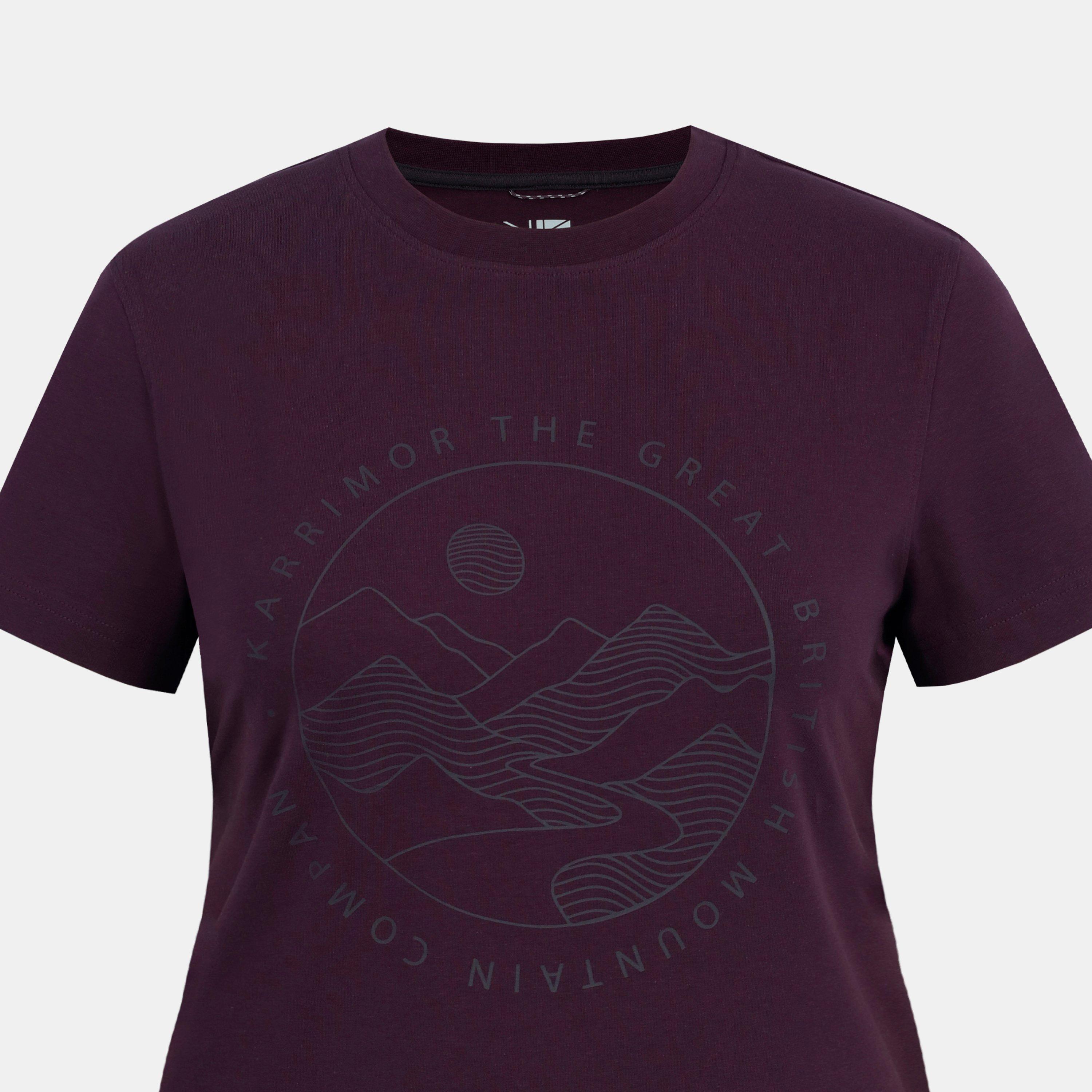 Blackberry - Karrimor - Women's Logo Cotton Short Sleeve Crew Neck T-Shirt - 4