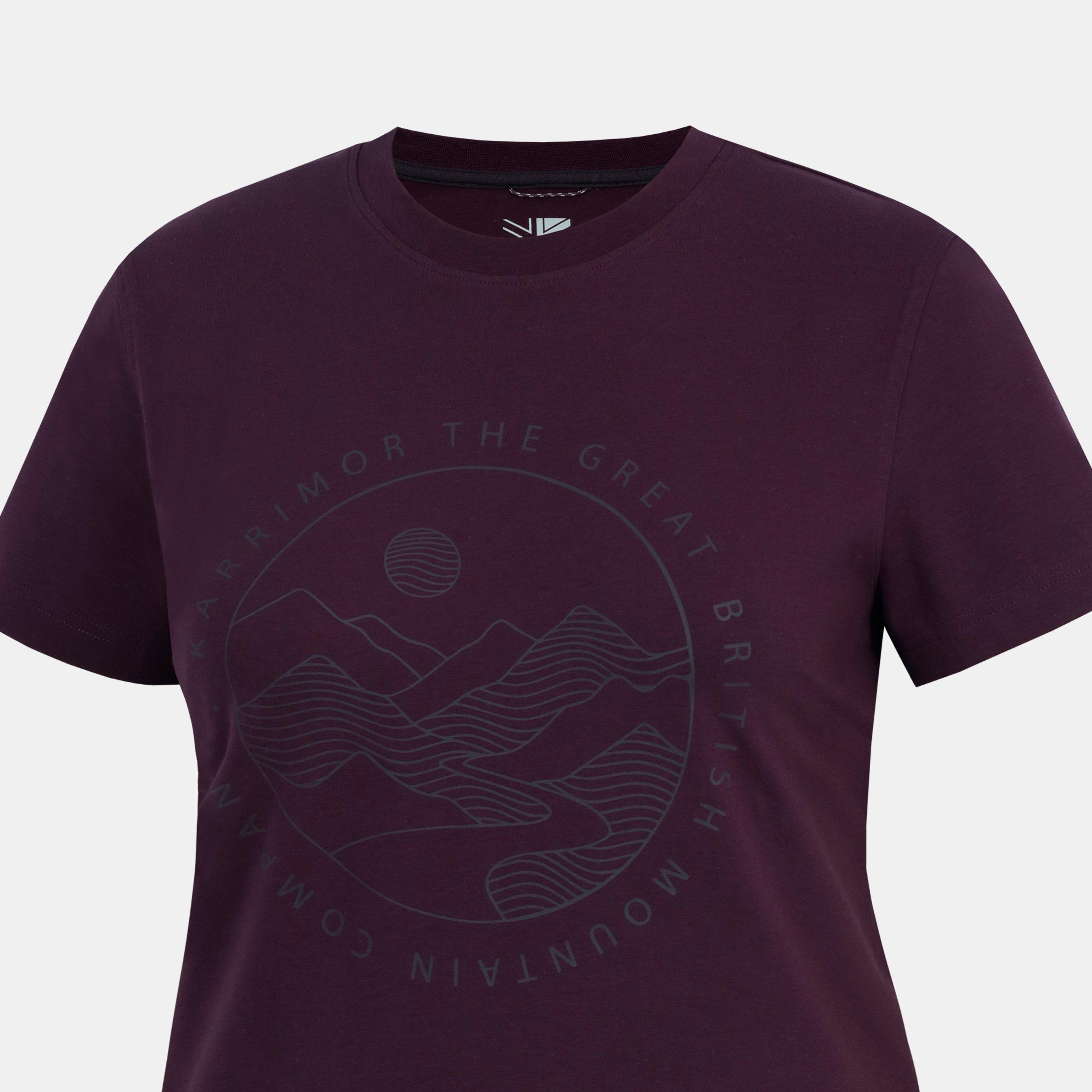 Blackberry - Karrimor - Women's Logo Cotton Short Sleeve Crew Neck T-Shirt - 5