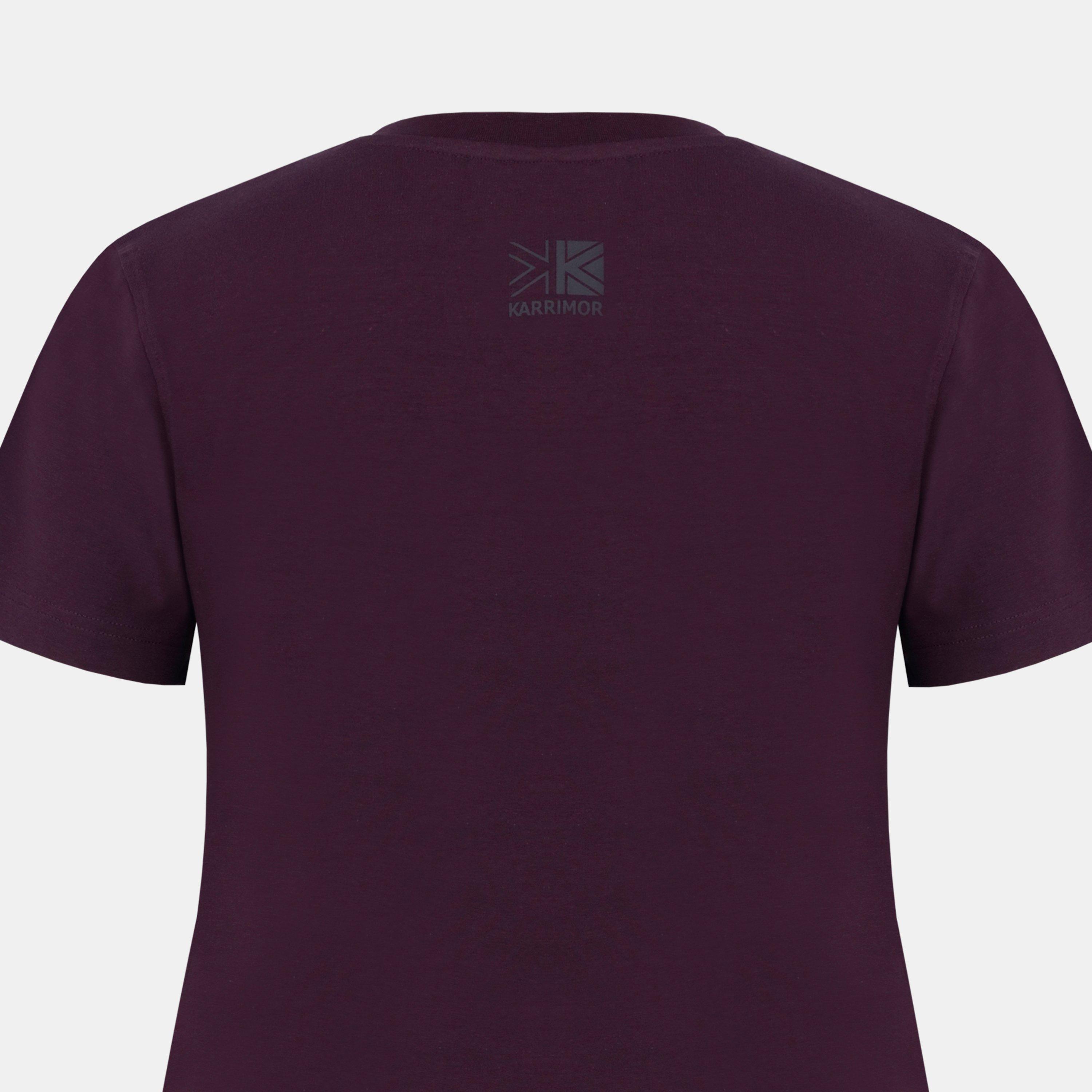 Blackberry - Karrimor - Women's Logo Cotton Short Sleeve Crew Neck T-Shirt - 6