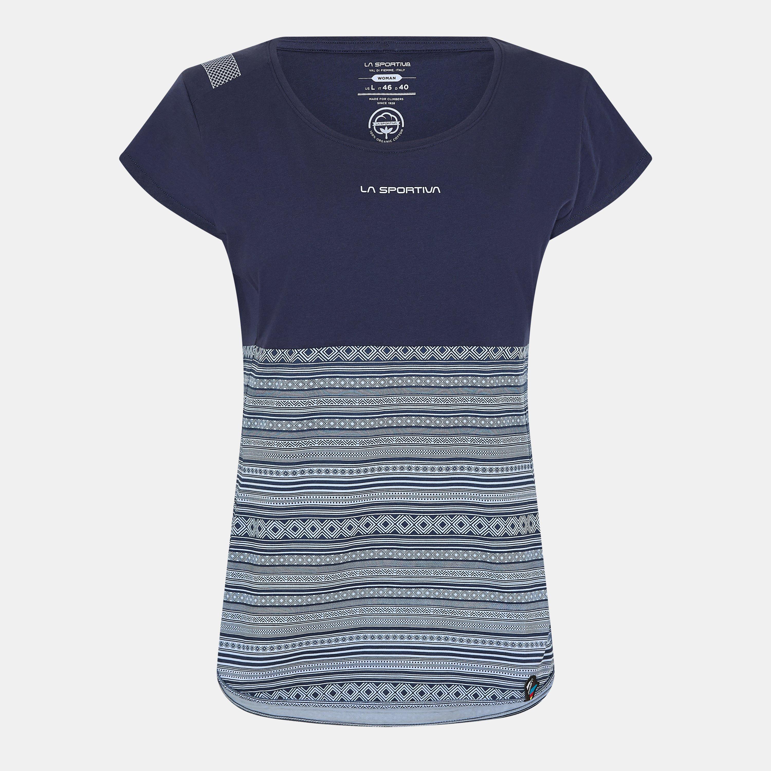 Blue - La Sportiva - Women's Sport Lidra Short-Sleeve Performance T-Shirt - 1