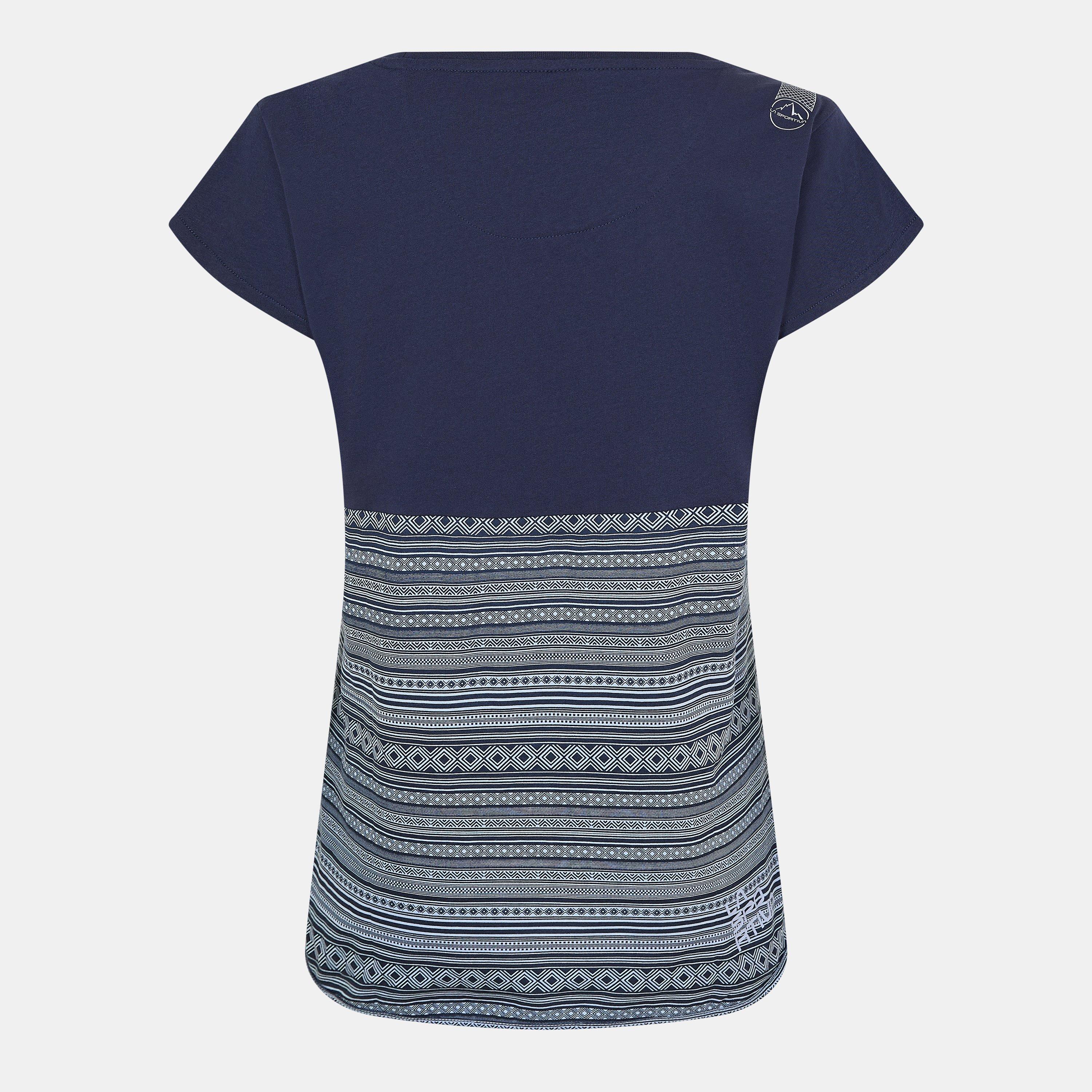 Blue - La Sportiva - Sport Lidra Short-Sleeve Performance T-Shirt - 2