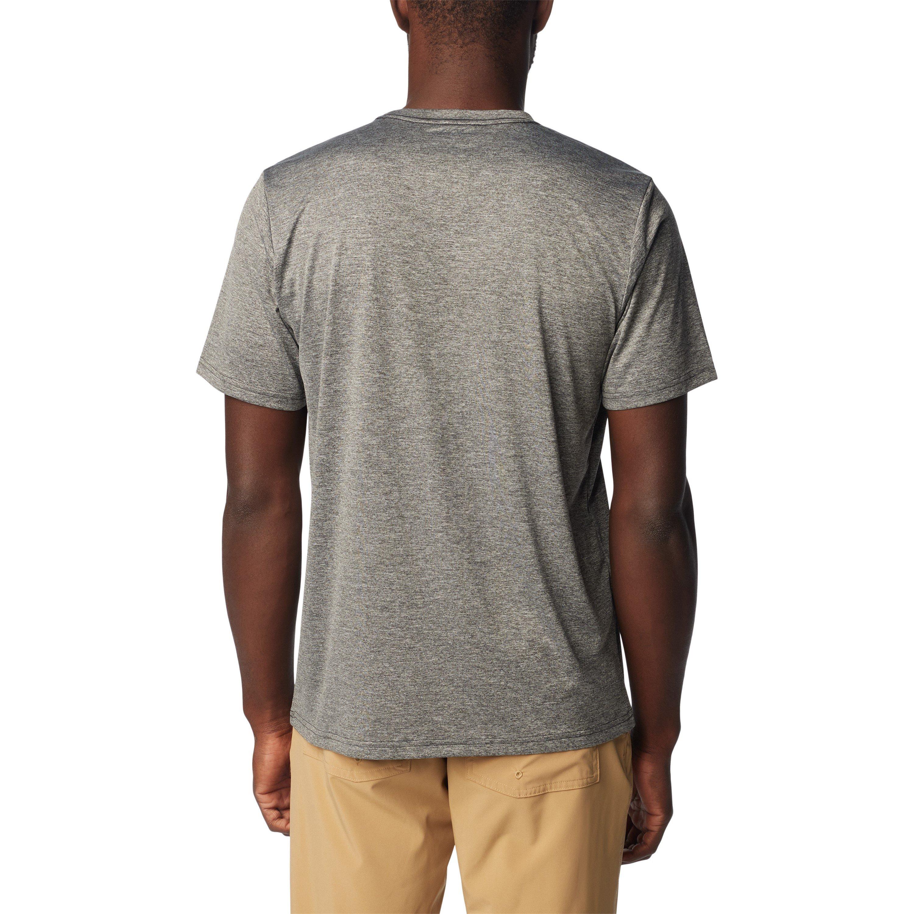 Preto - Columbia - Tech Trail Performance T-Shirt Mens - 2