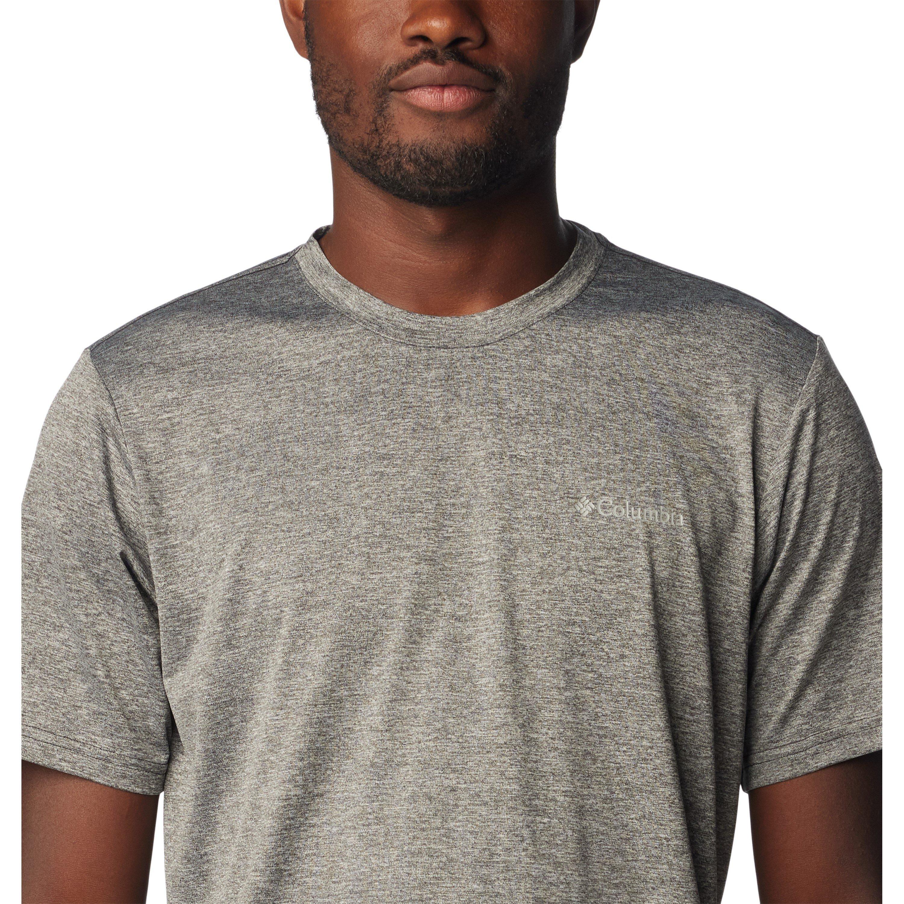 Preto - Columbia - Tech Trail Performance T-Shirt Mens - 3