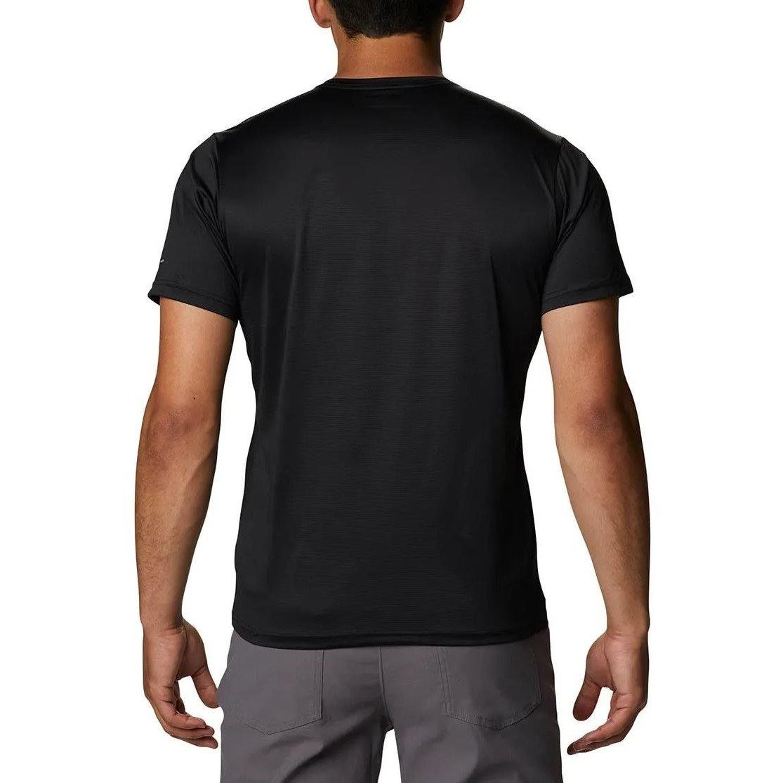 Zwart - Columbia - Tech Trail Performance T-Shirt Mens - 2