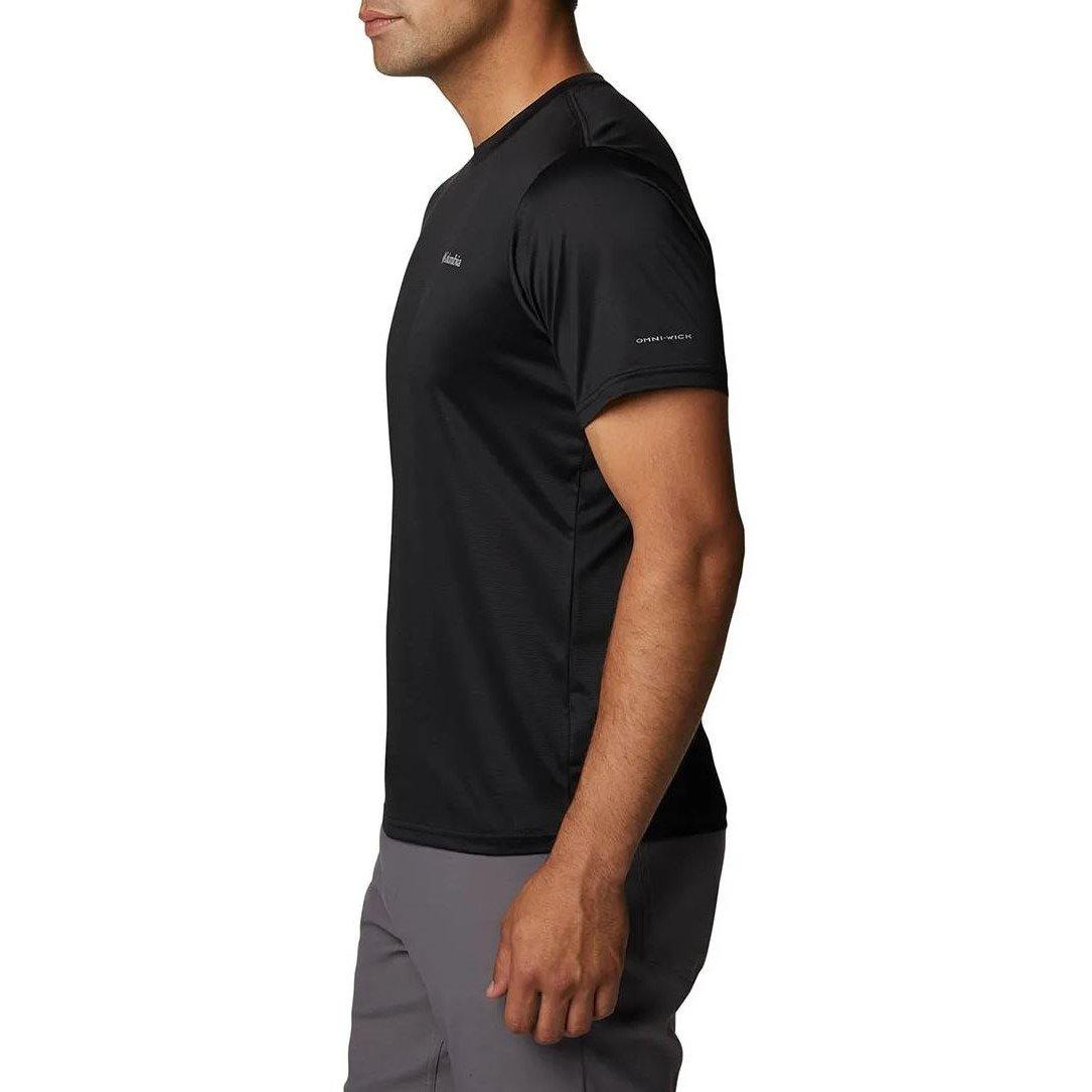 Zwart - Columbia - Tech Trail Performance T-Shirt Mens - 3