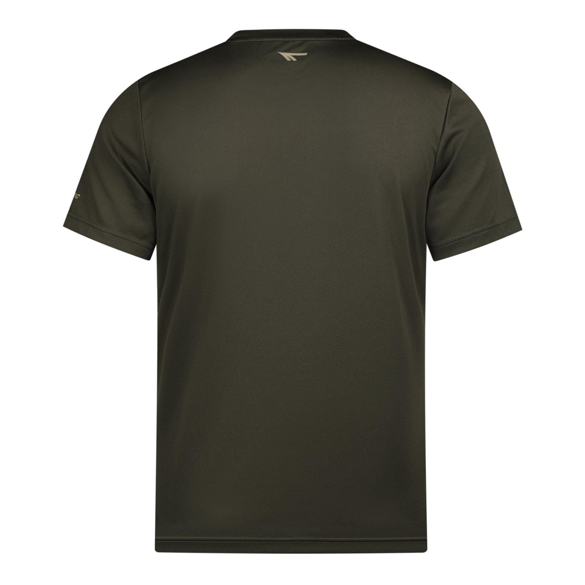 Olive Night - Hi Tec - Men's Short Sleeve Performance T-Shirt - 2