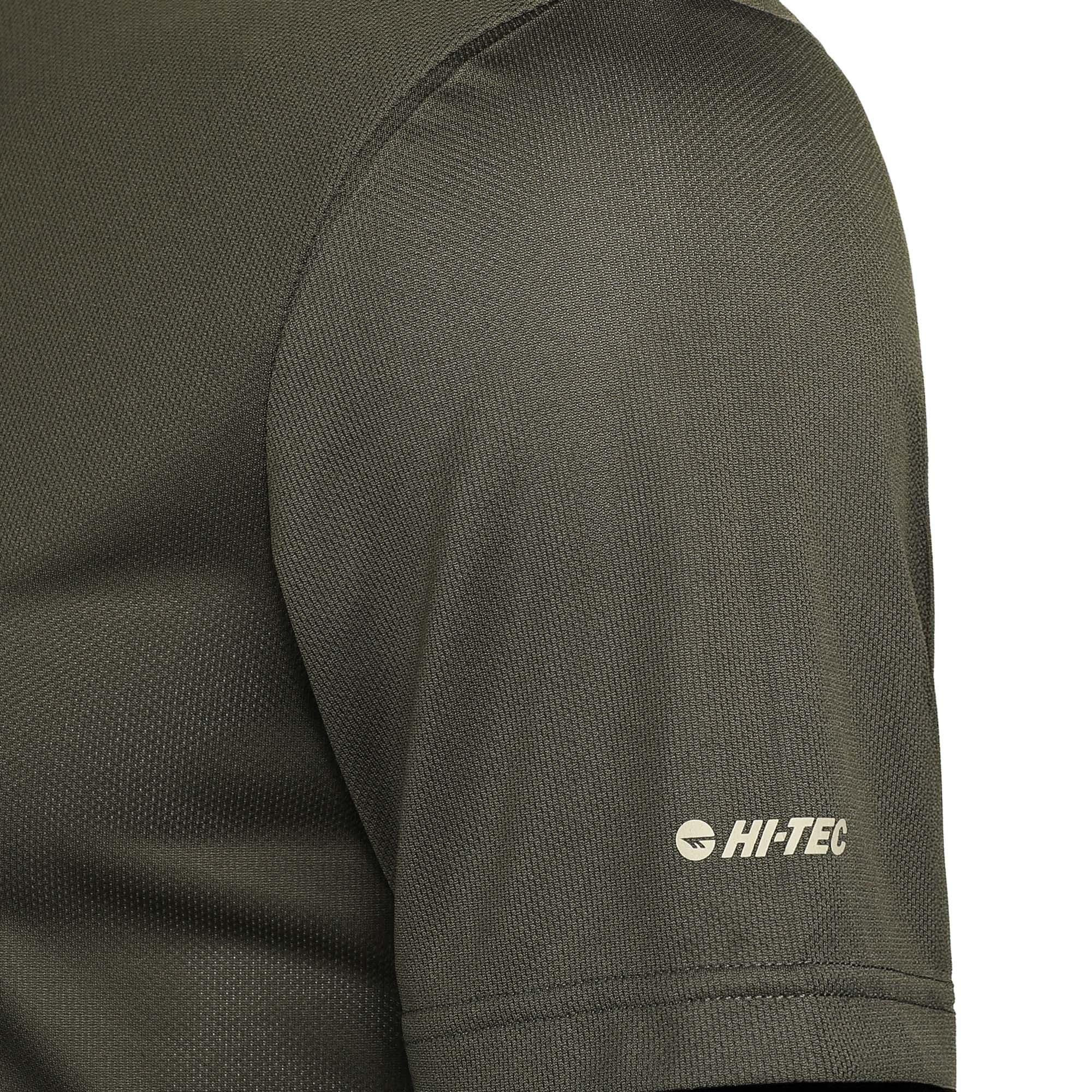 Olive Night - Hi Tec - Men's Short Sleeve Performance T-Shirt - 4