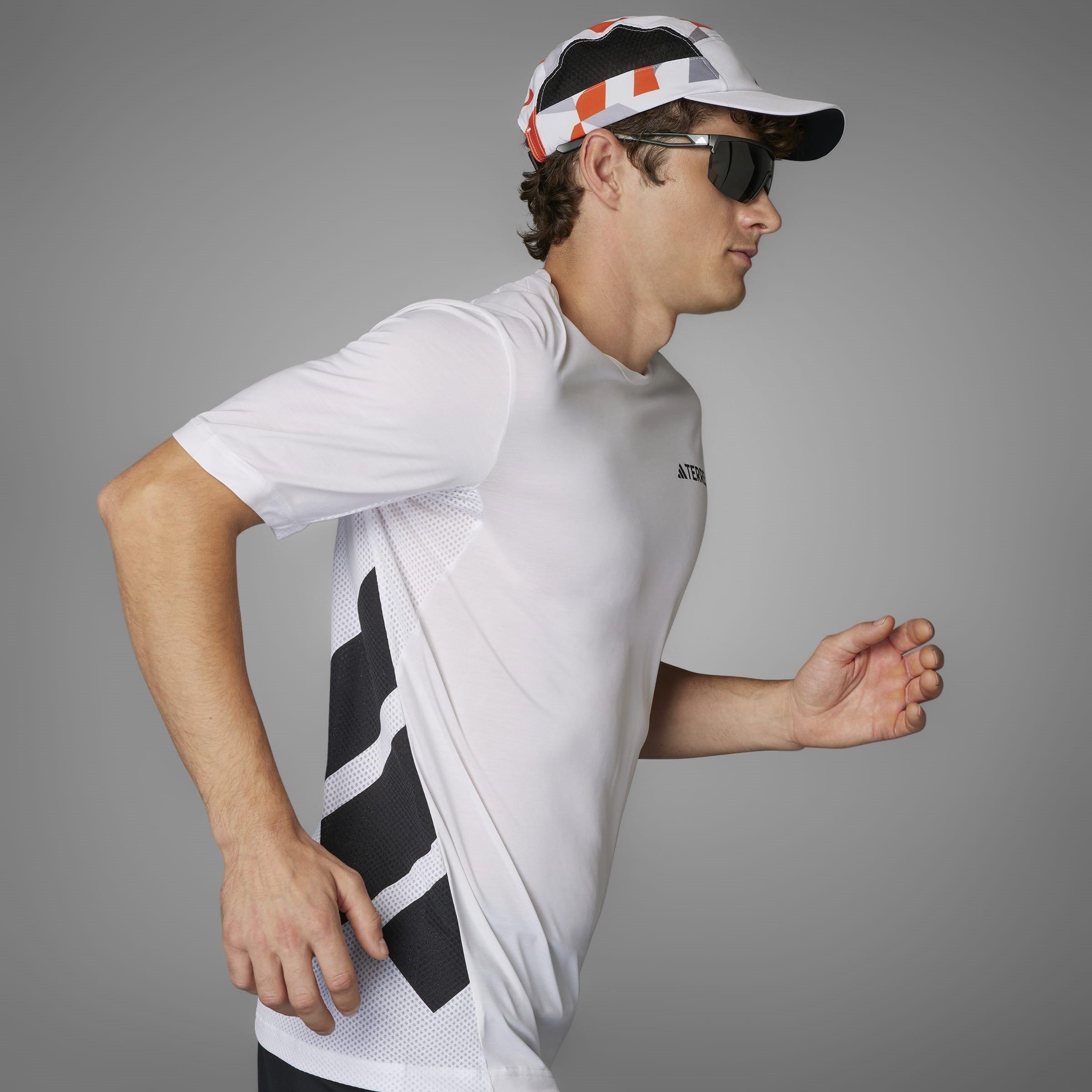 White - adidas - Short-Sleeve Performance T-Shirt - 11