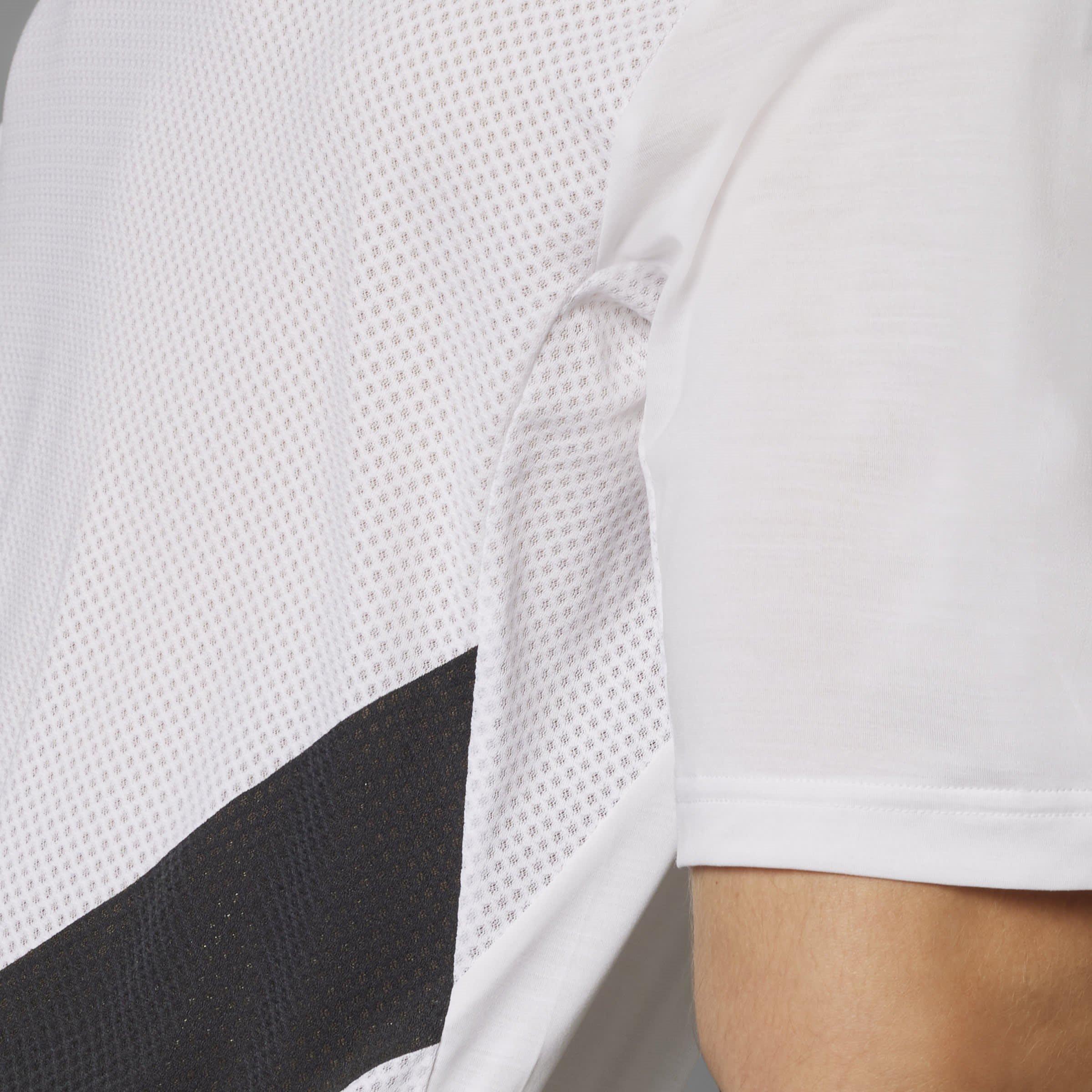 White - adidas - Short-Sleeve Performance T-Shirt - 10