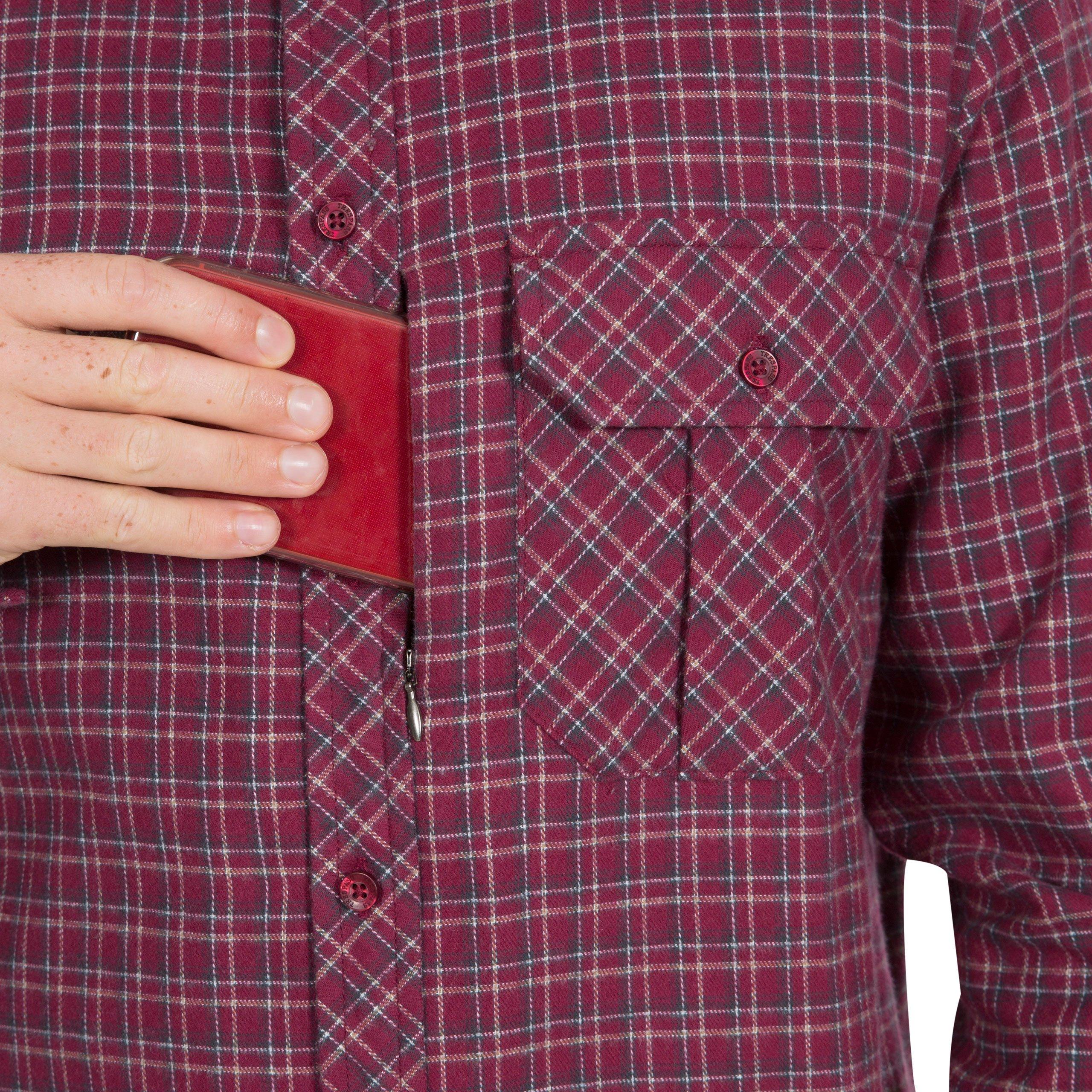 Red Check - Trespass - Snyper Long-Sleeve Shirt - 5