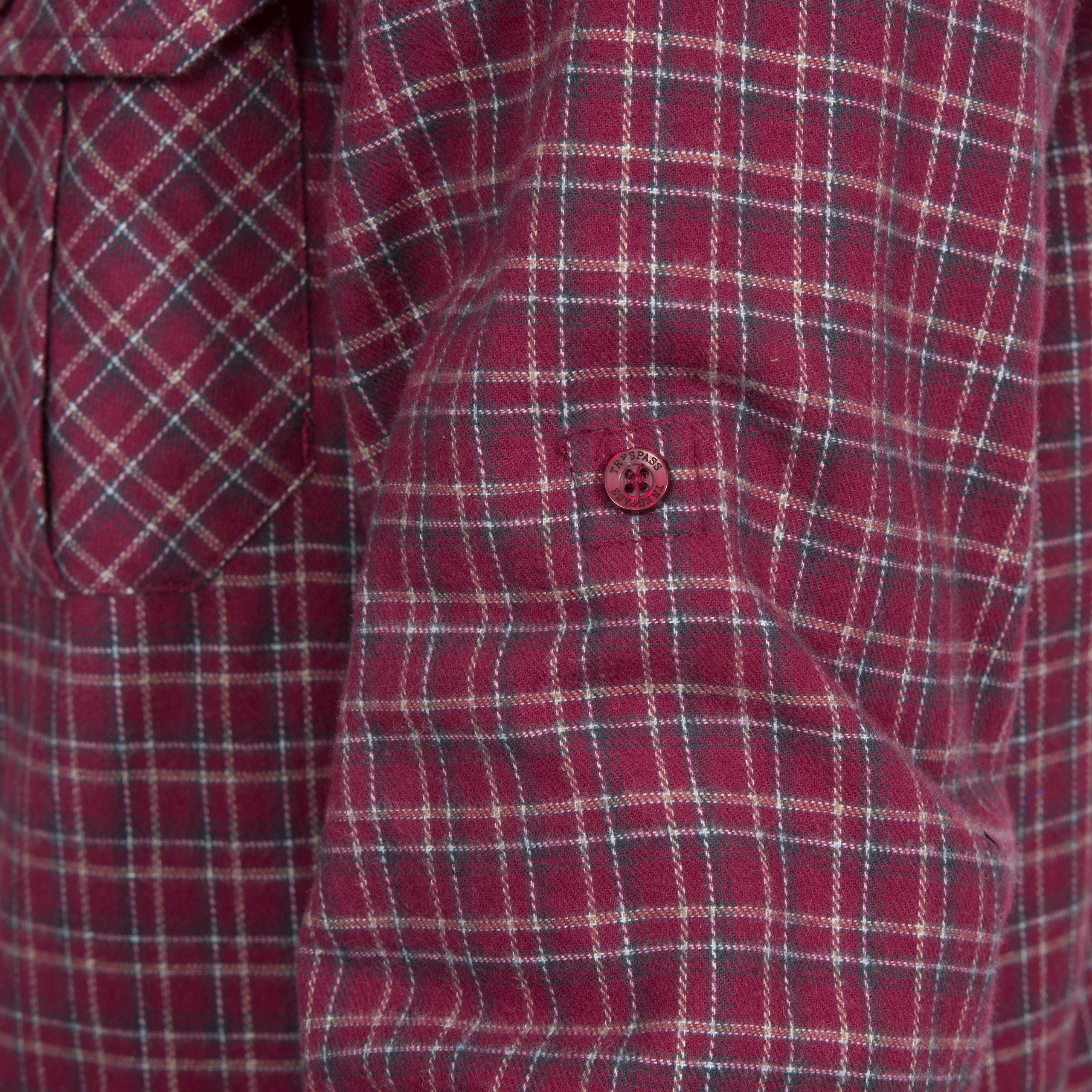 Red Check - Trespass - Snyper Long-Sleeve Shirt - 7
