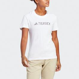 adidas Terrex Classic Logo Womens Performance T Shirt