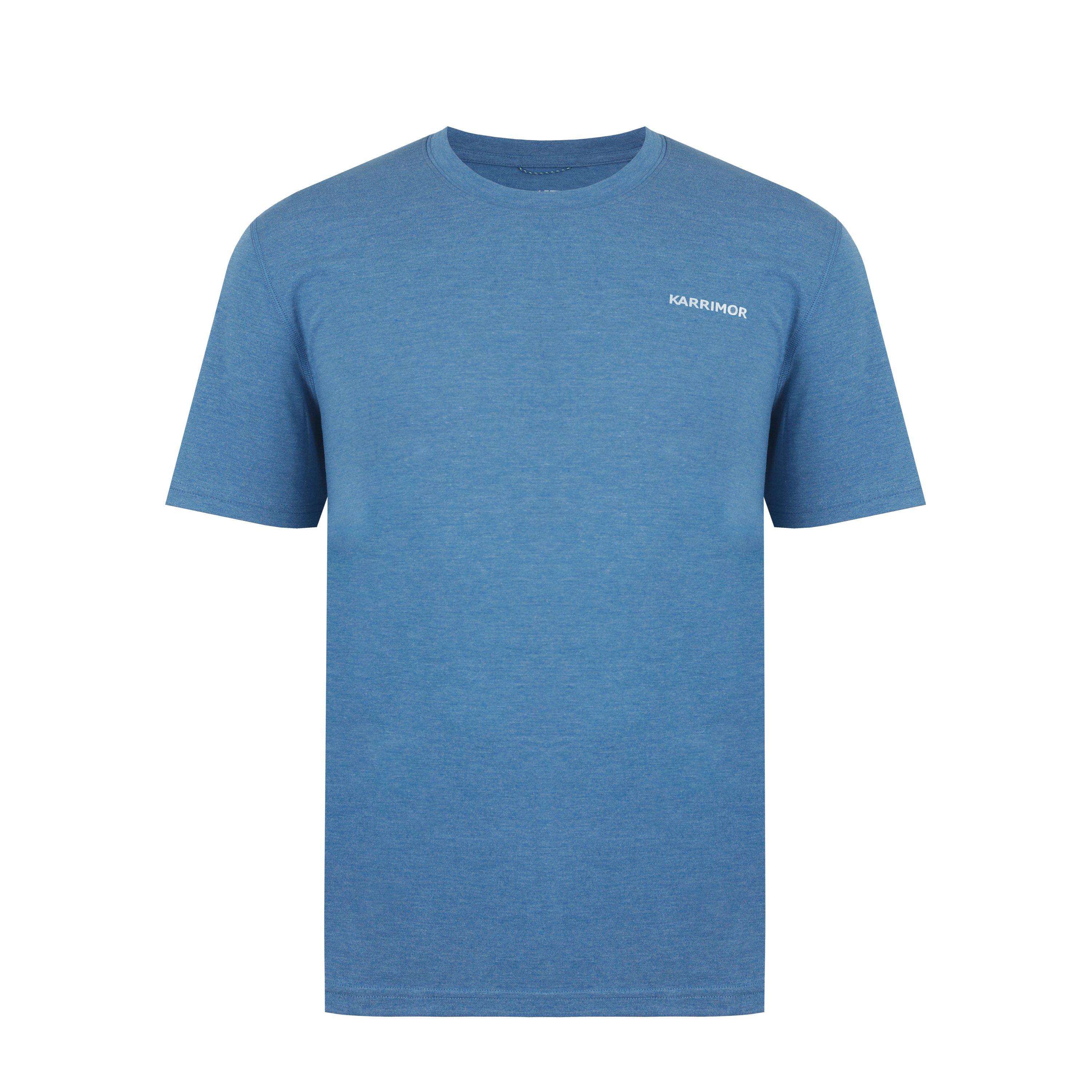 Blå - Karrimor - Men's Tech Short-Sleeve Performance T-Shirt - 1