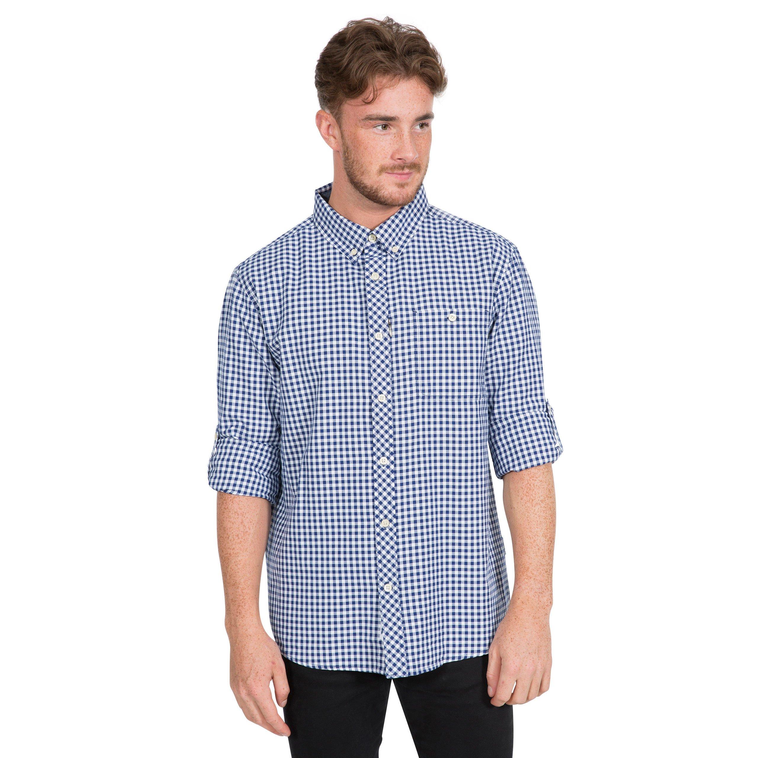 Blue Check - Trespass - Yafforth Long-Sleeve Shirt - 3