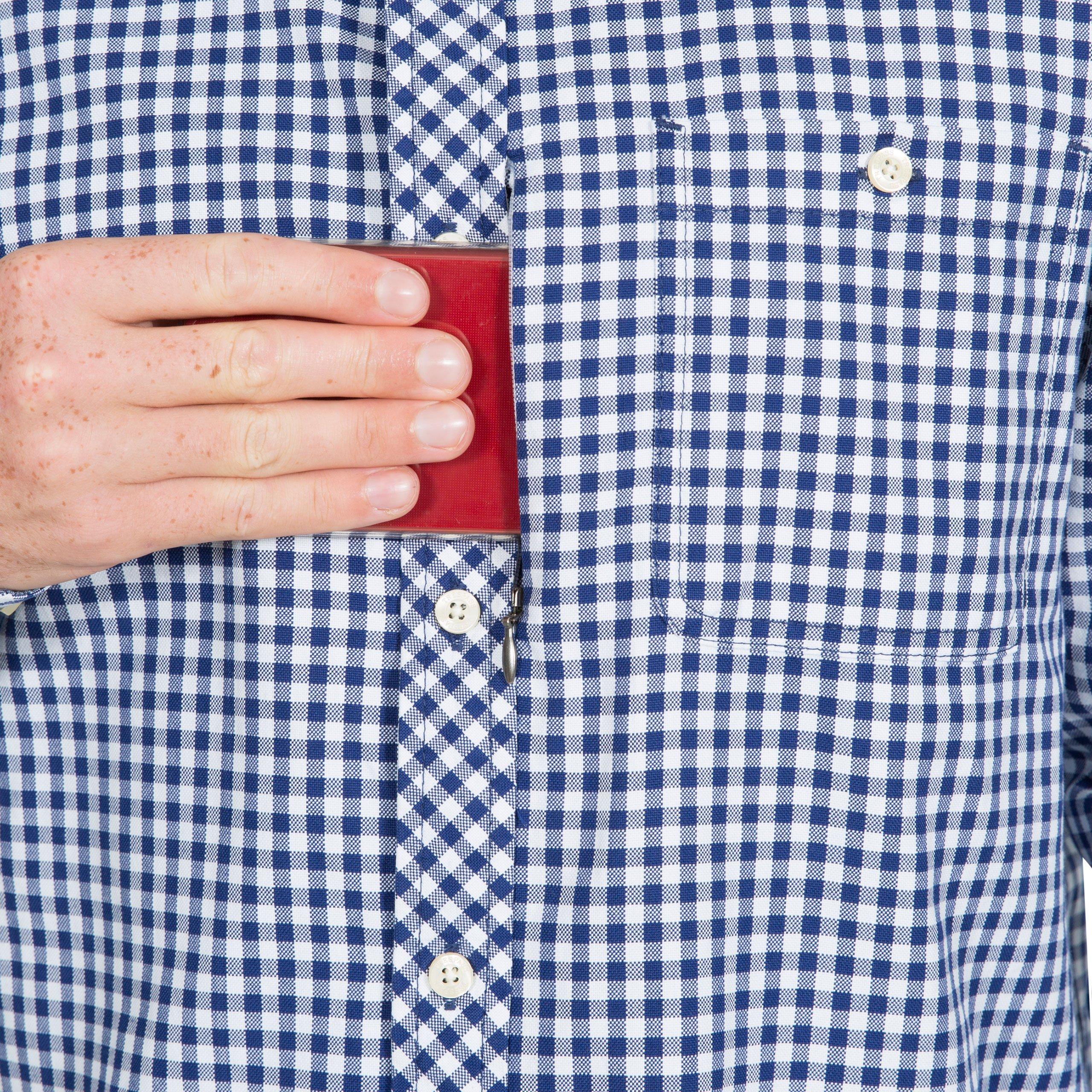 Blue Check - Trespass - Yafforth Long-Sleeve Shirt - 7