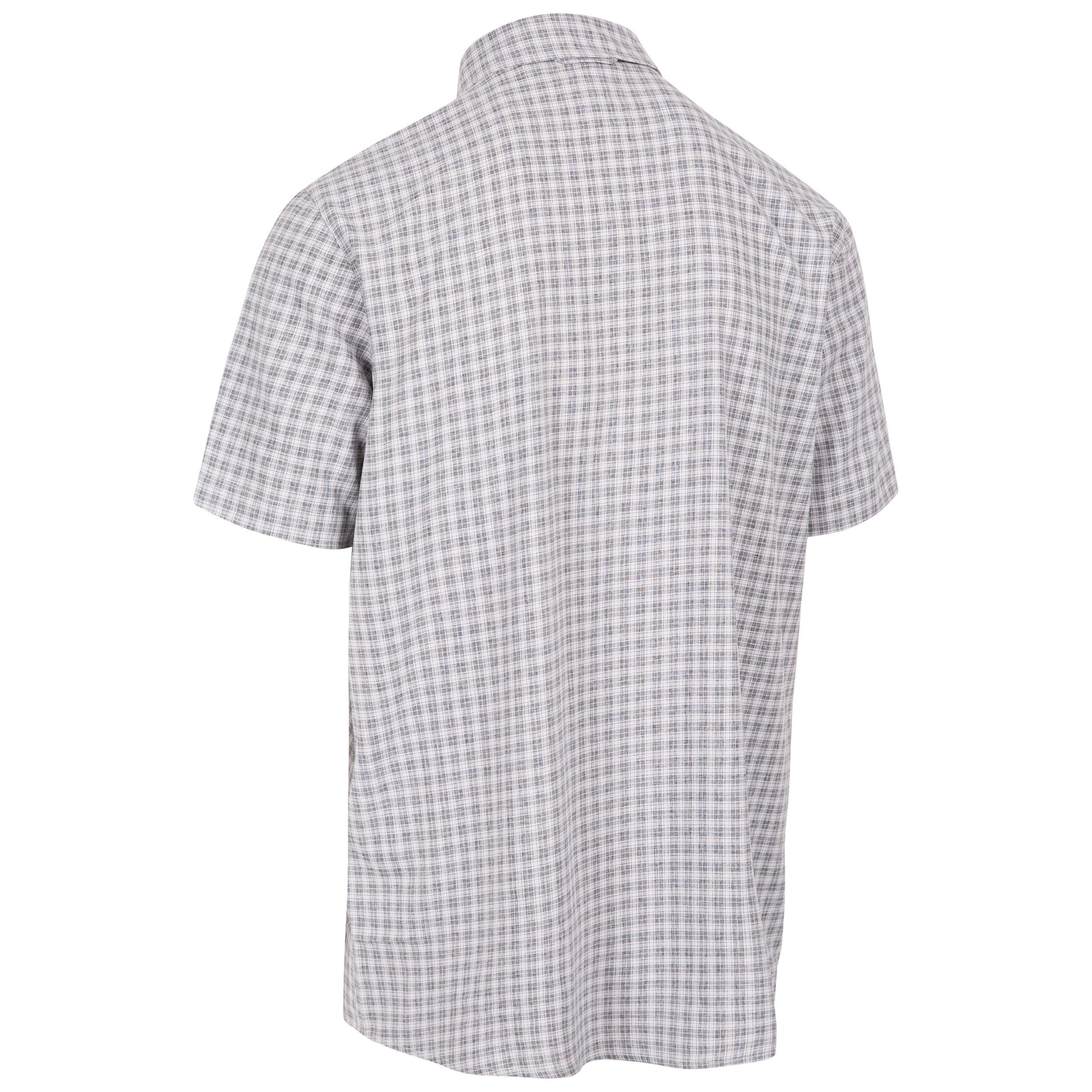 White - Trespass - Men's Gilcrux Long Sleeve Button-Front Shirt - 2