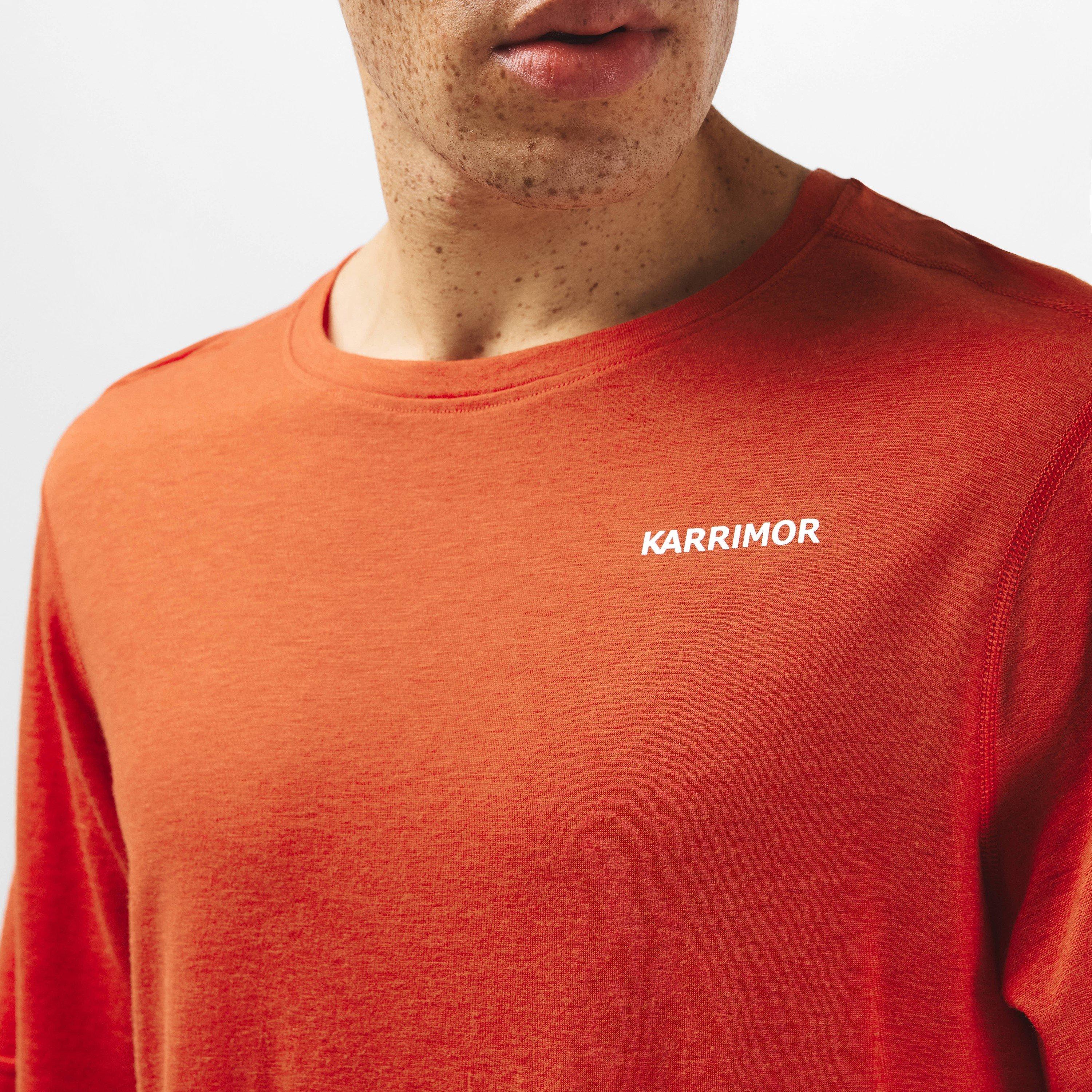 Orange - Karrimor - Merino Tee Mens - 5