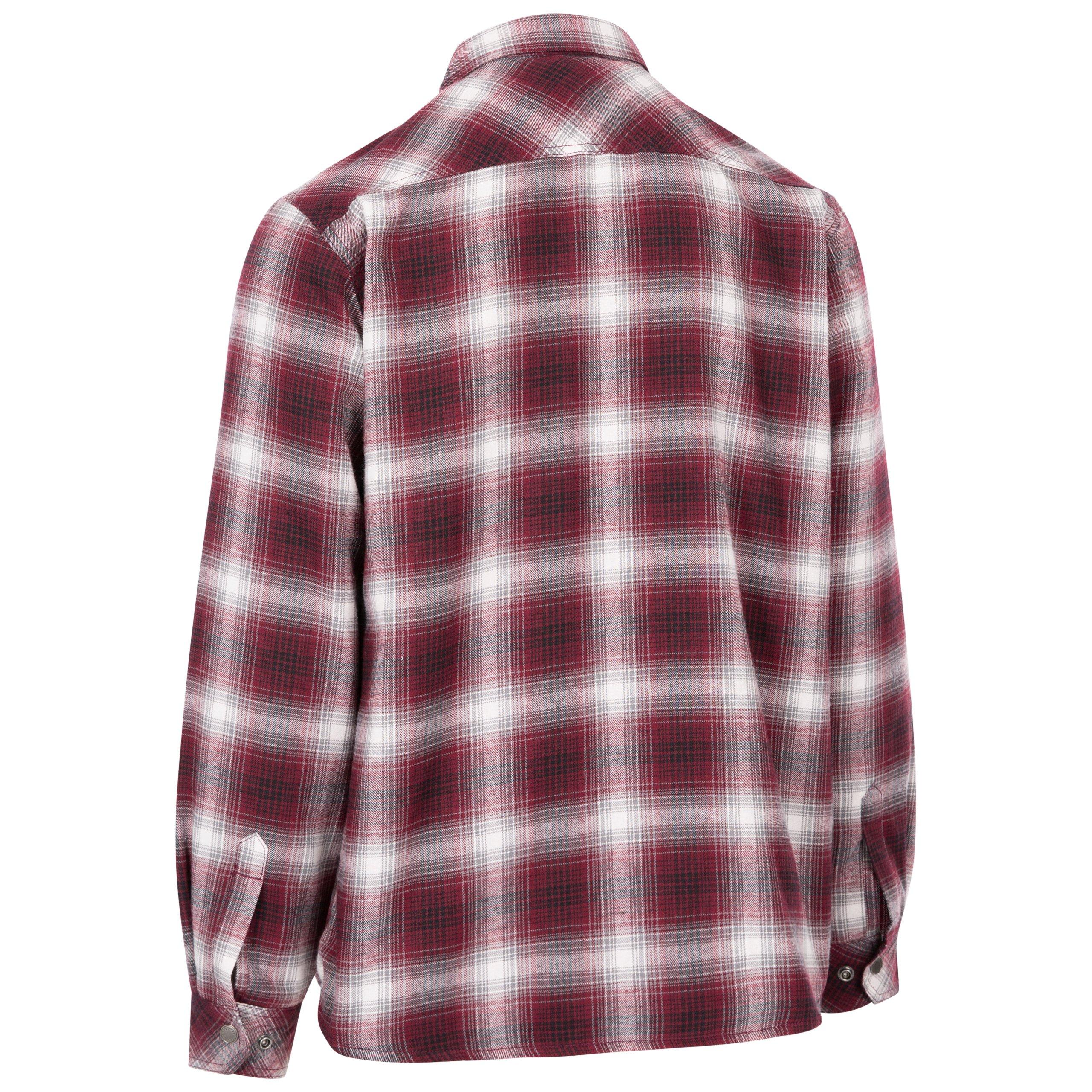 Merlot Check - Trespass - Hlwood Shrt Sn99 - 2