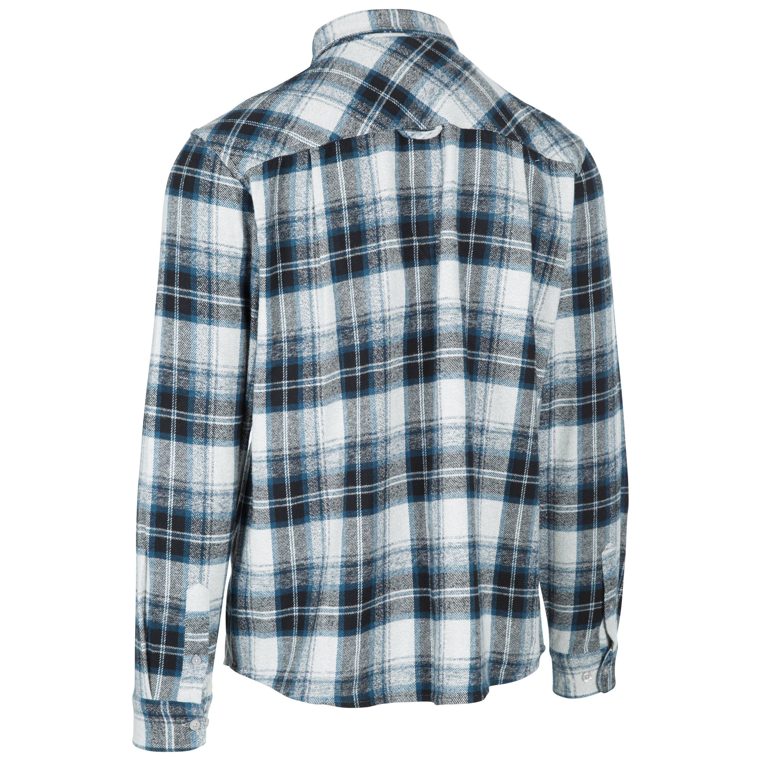 Grey Check - Trespass - Wrothamton Long Sleeve Shirt - 9