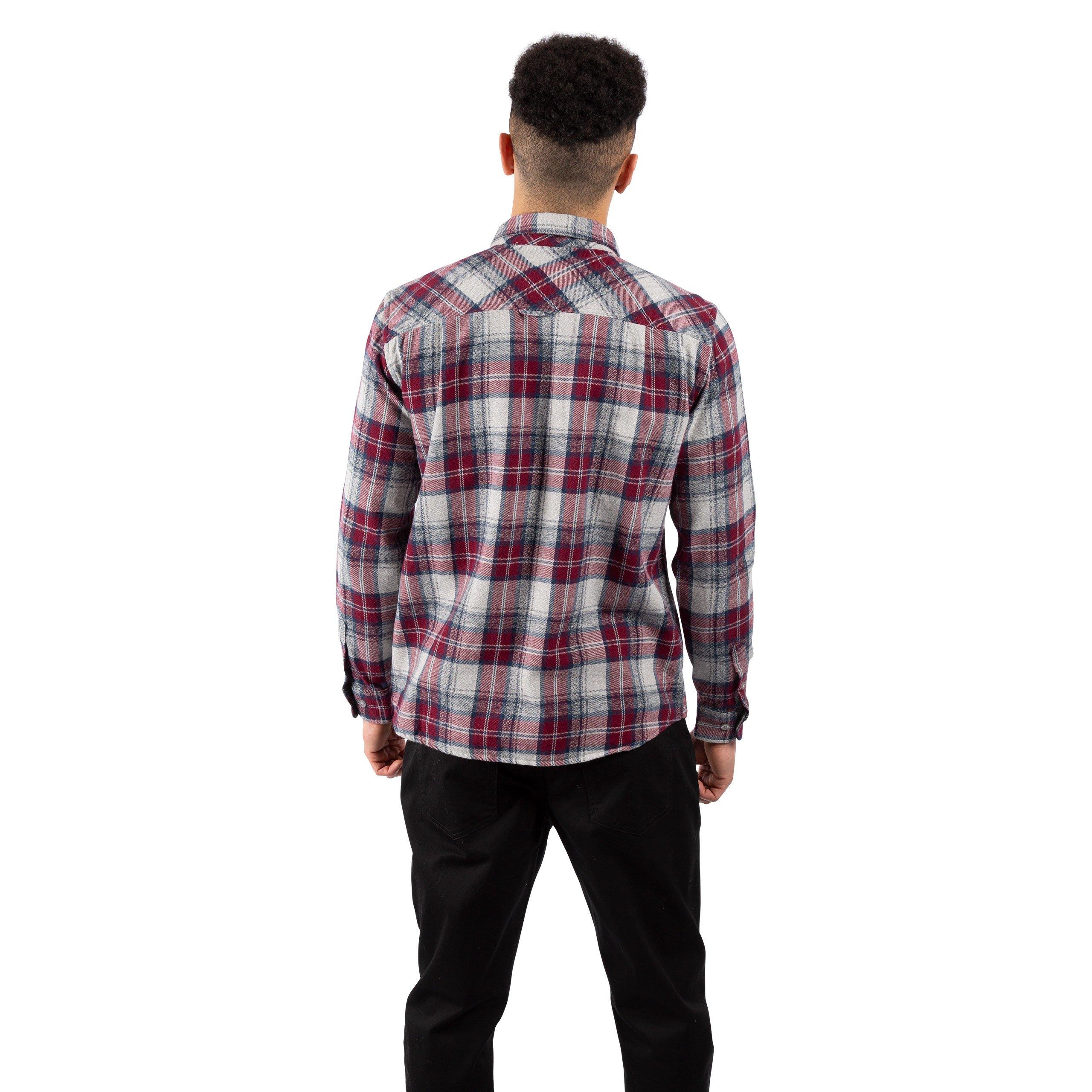 Raspberry - Trespass - Men's Wrothamton Long Sleeve Shirt - 4