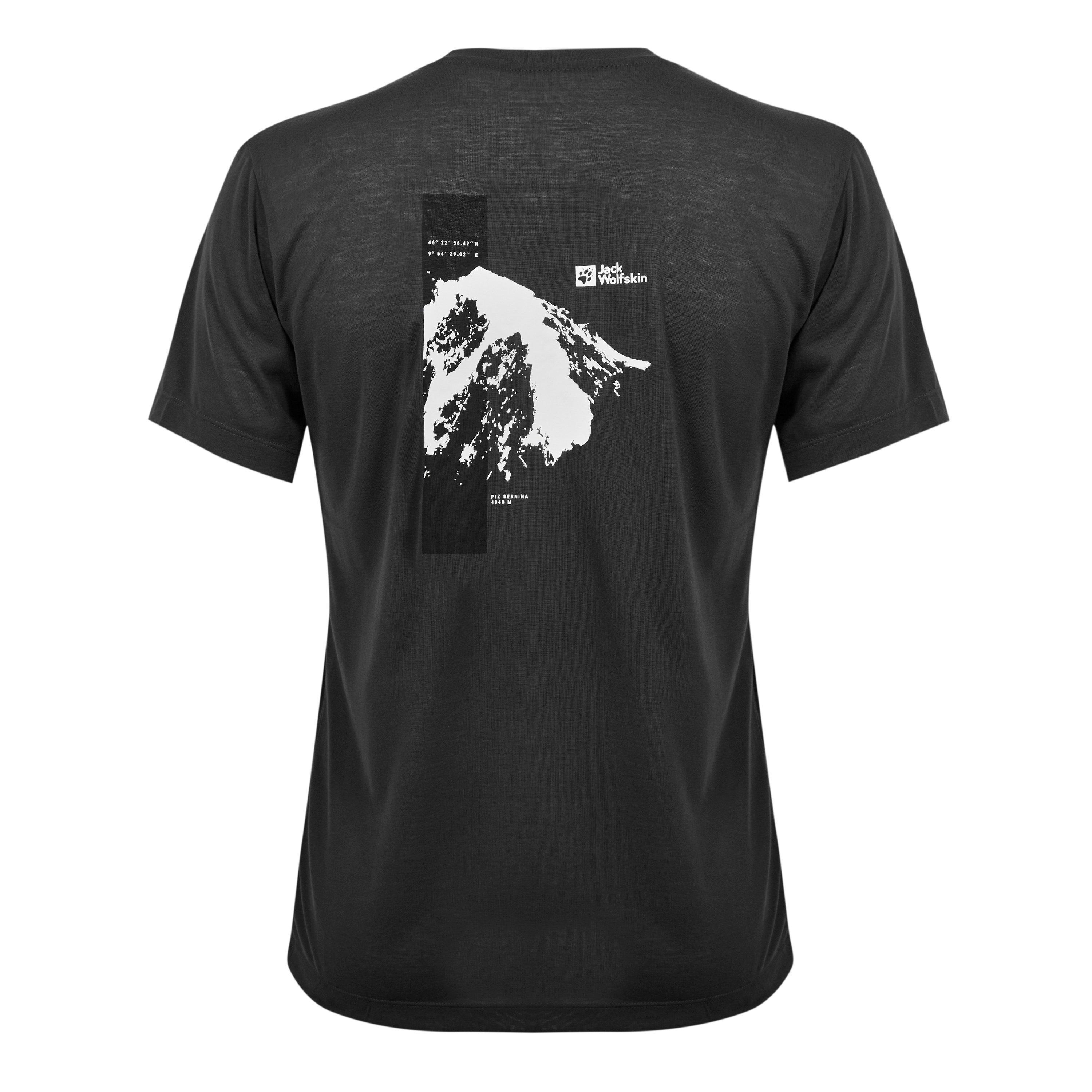 Black - Jack Wolfskin - JW Vonnan Long-Sleeve Performance T-Shirt - 2