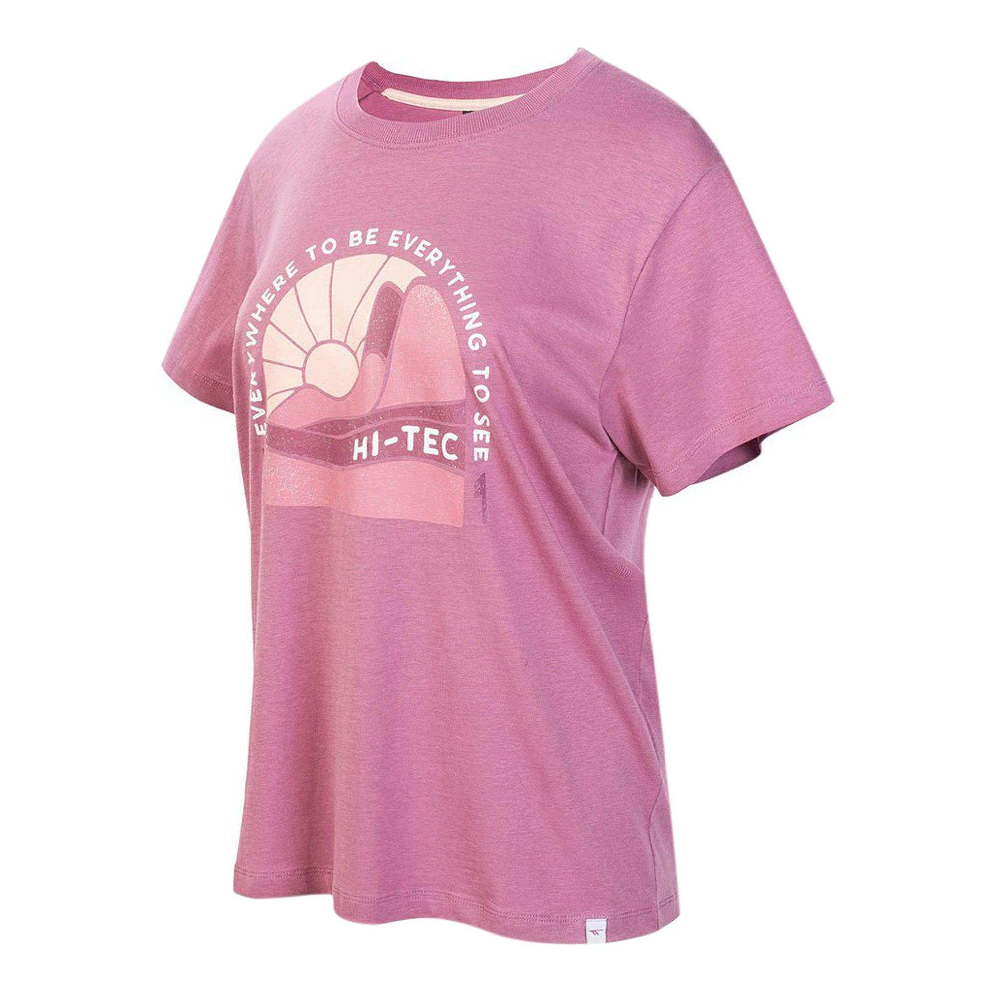 Bordeaux - Hi Tec - Hi-Tec Elina T-Shirt Womens - 3