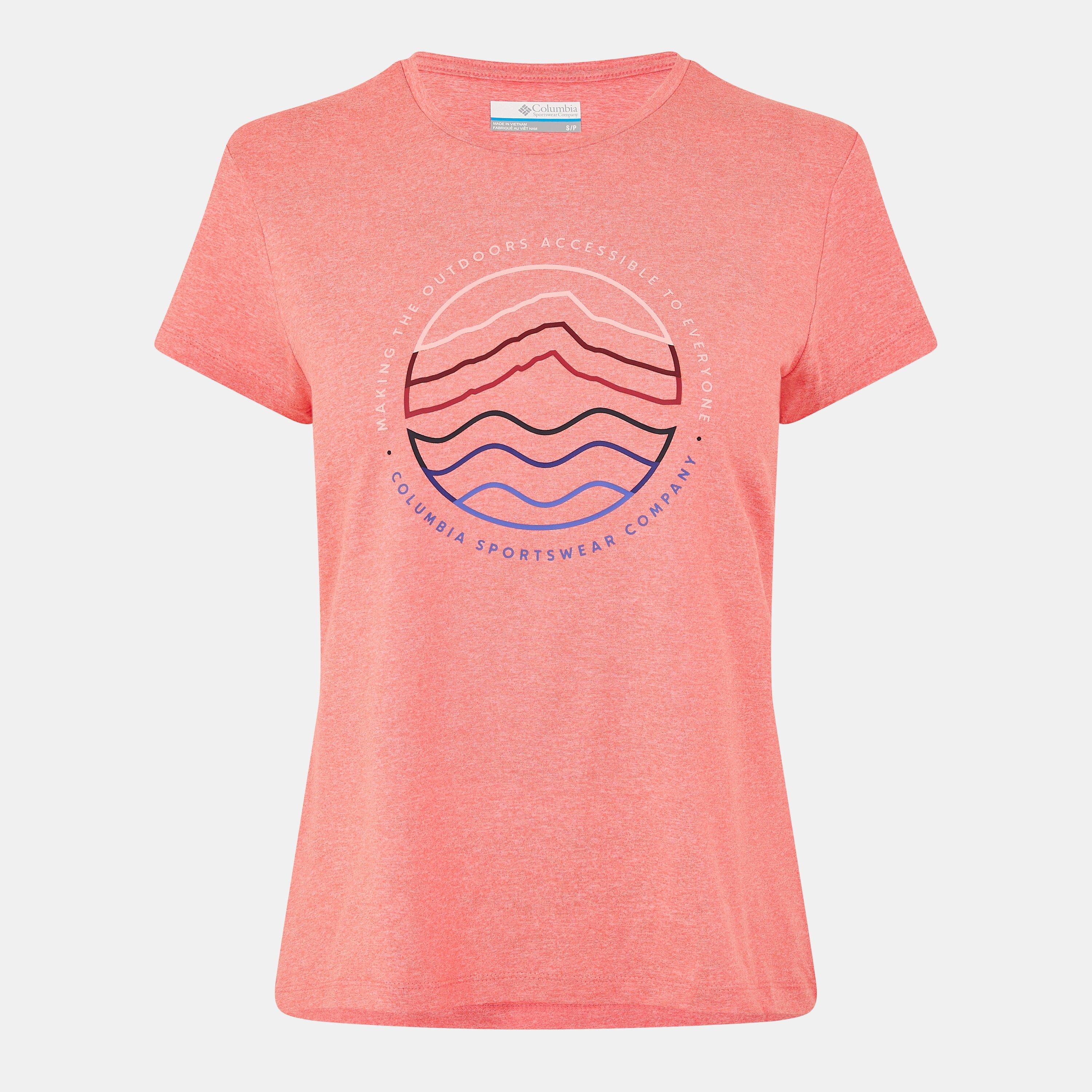 Columbia Women's Sloan Ridge T-Shirt - Alpenglow - 16 (XL)