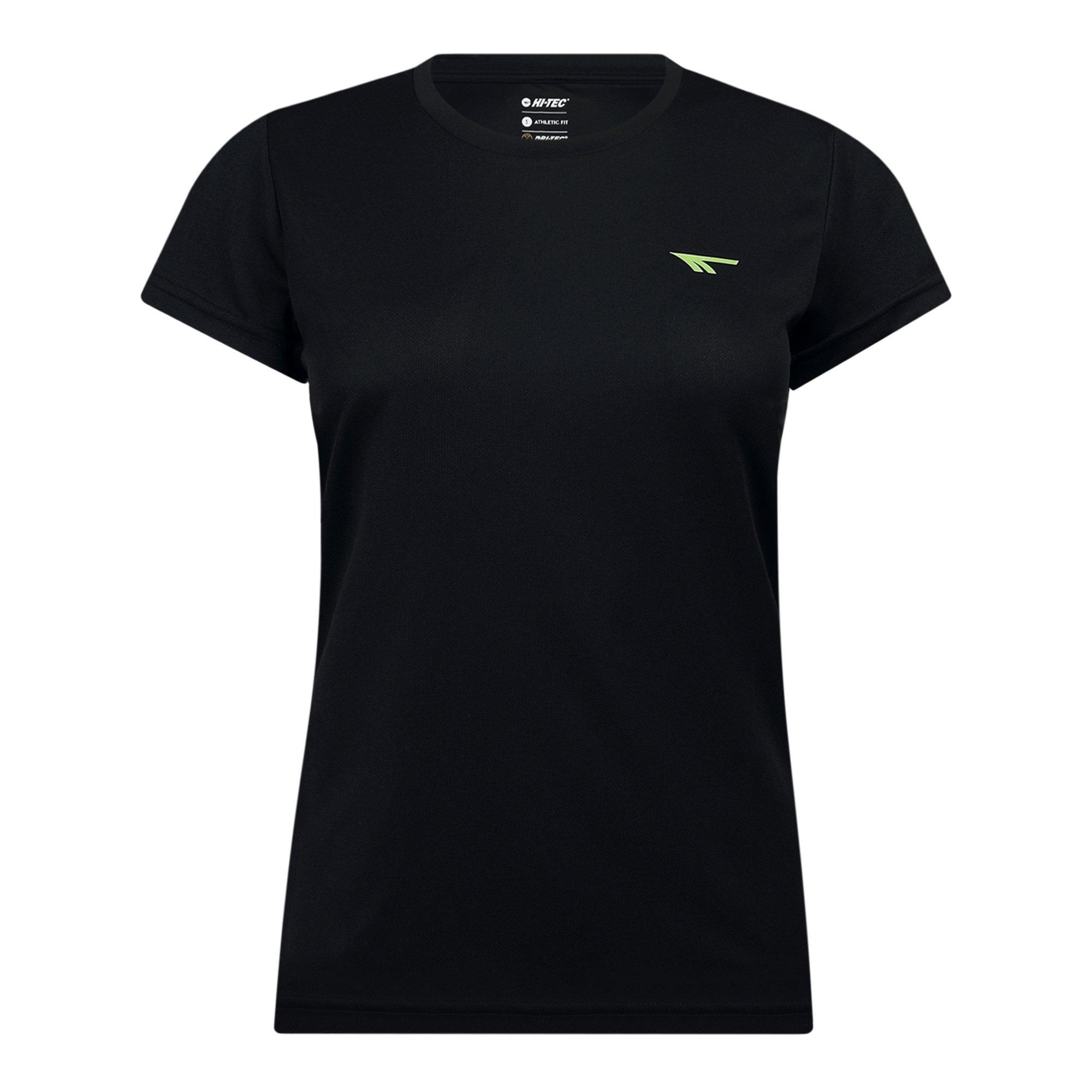 Black - Hi Tec - HT Short Sleeve T-Shirt Womens - 1