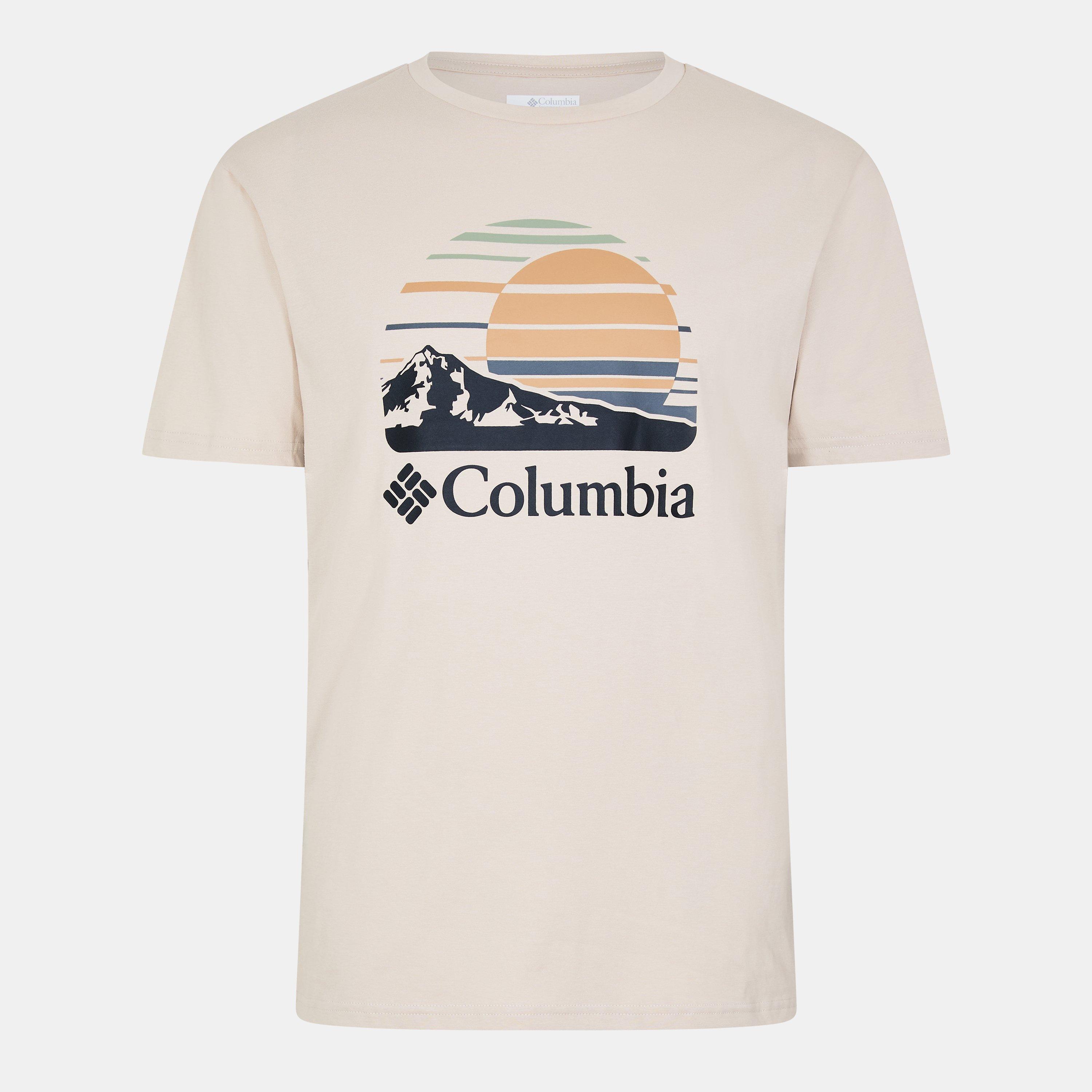 Columbia Men's Path Short-Sleeve Performance T-Shirt - Stone - Small