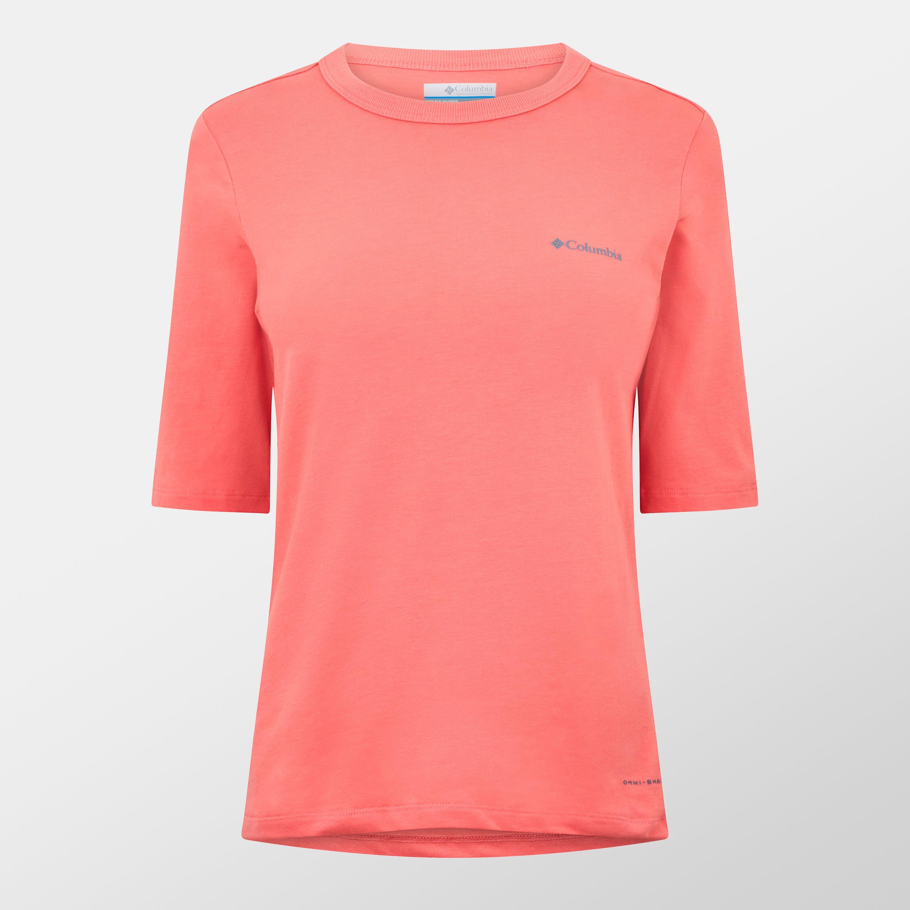 Columbia Women's Sun Trek Short-Sleeve Performance T-Shirt - Alpenglow - 12 (M)