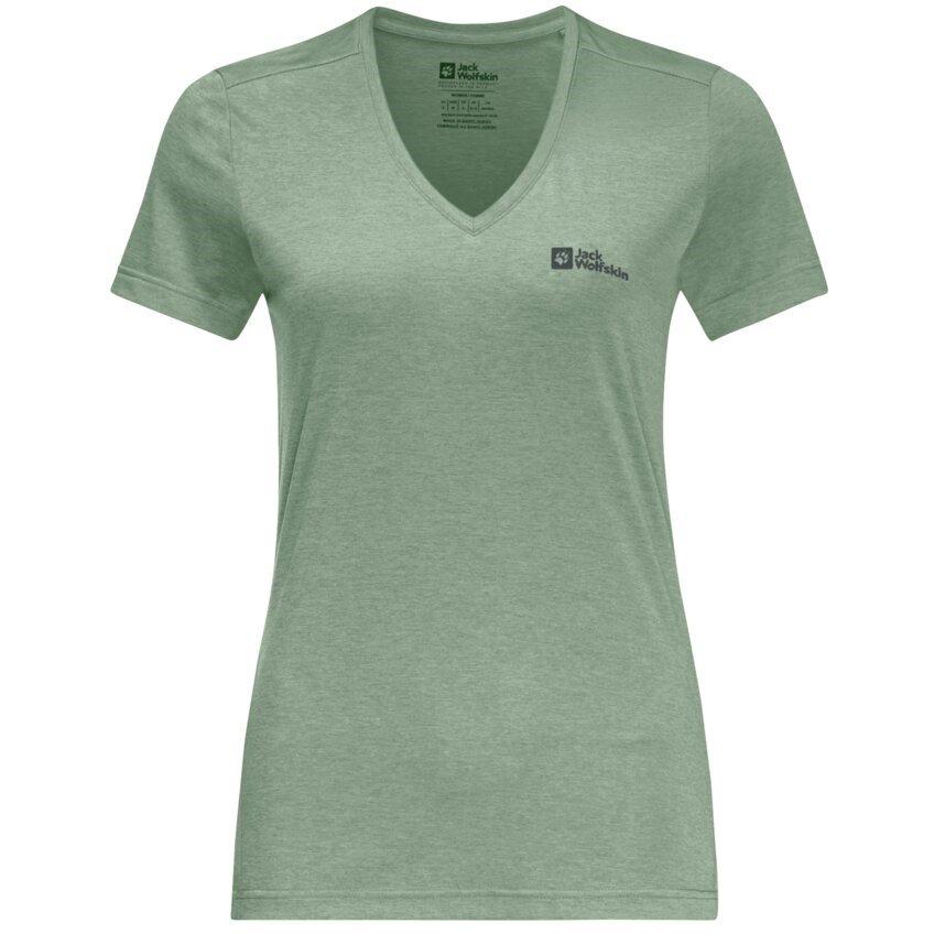 Jack Wolfskin Women's Crosstrail T-Shirt - Eucalyptus - 10 (S)