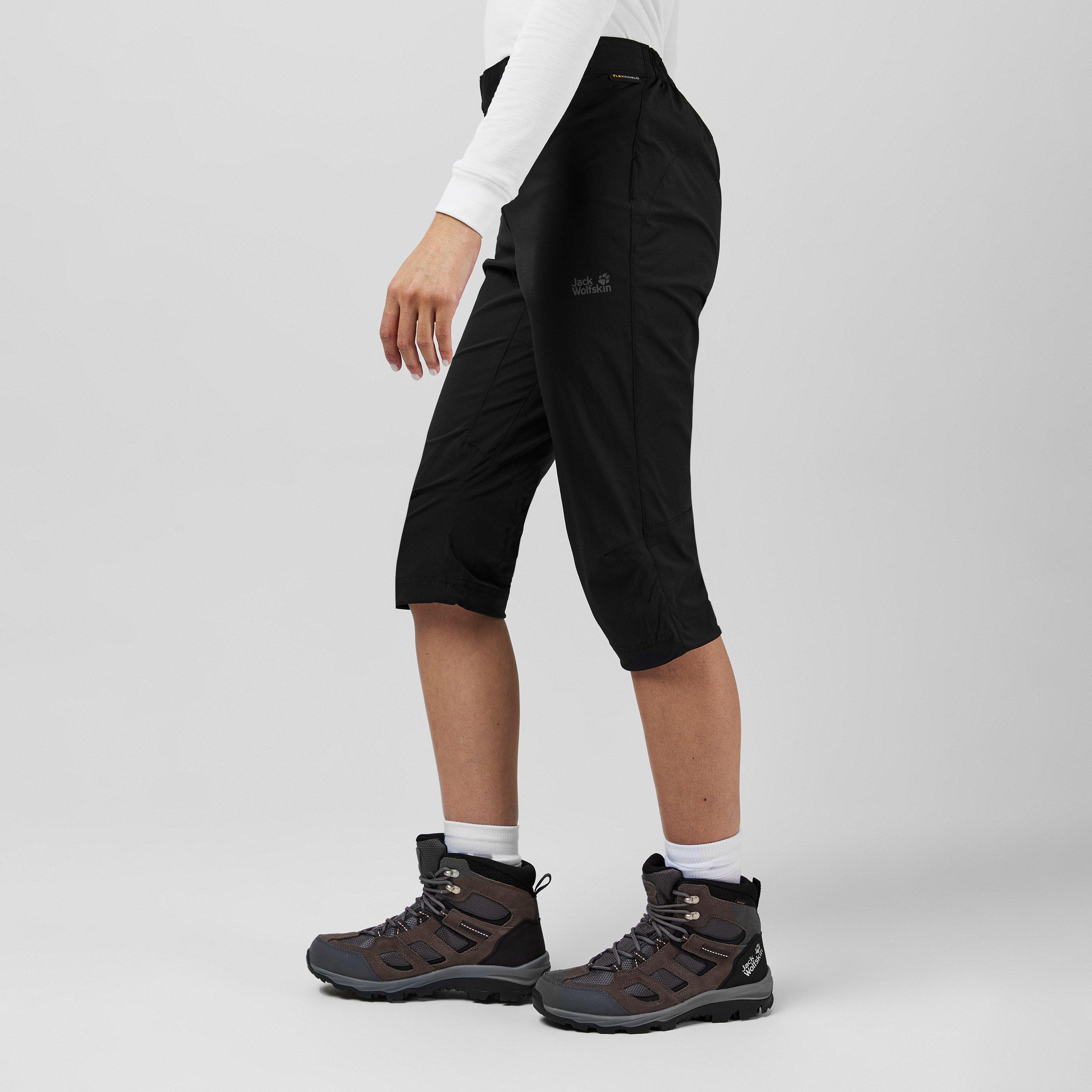 Black - Jack Wolfskin - Activate three quarter Pants Ladies - 2