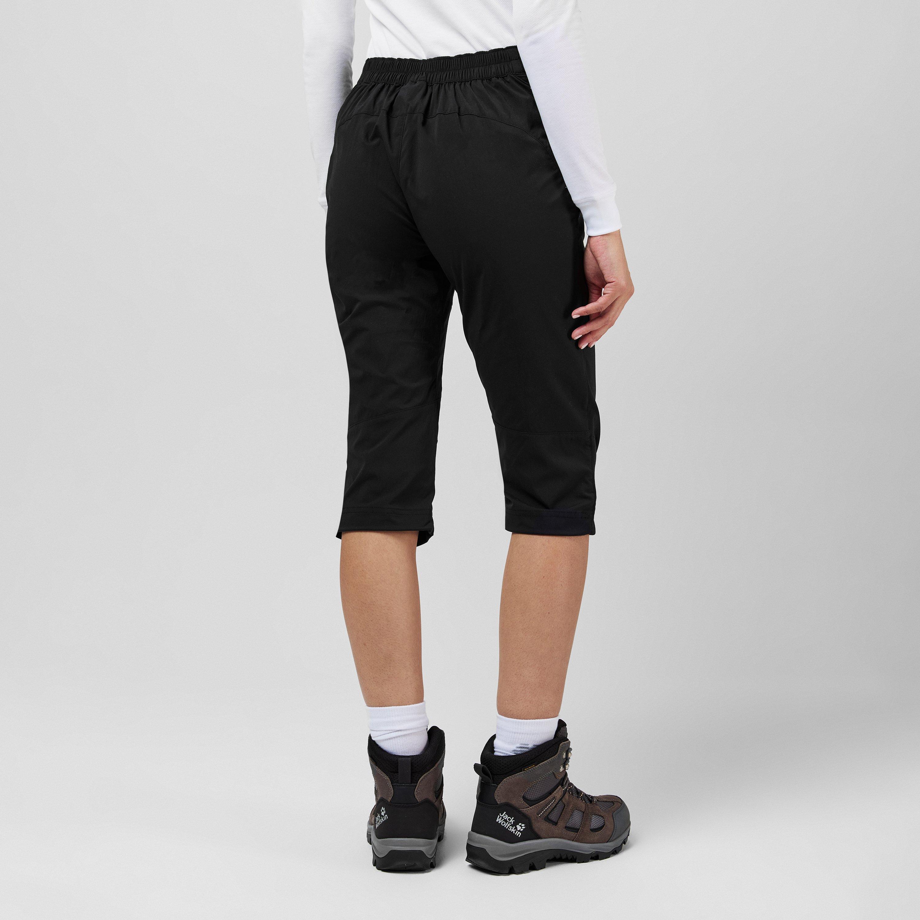 Black - Jack Wolfskin - Activate three quarter Pants Ladies - 3