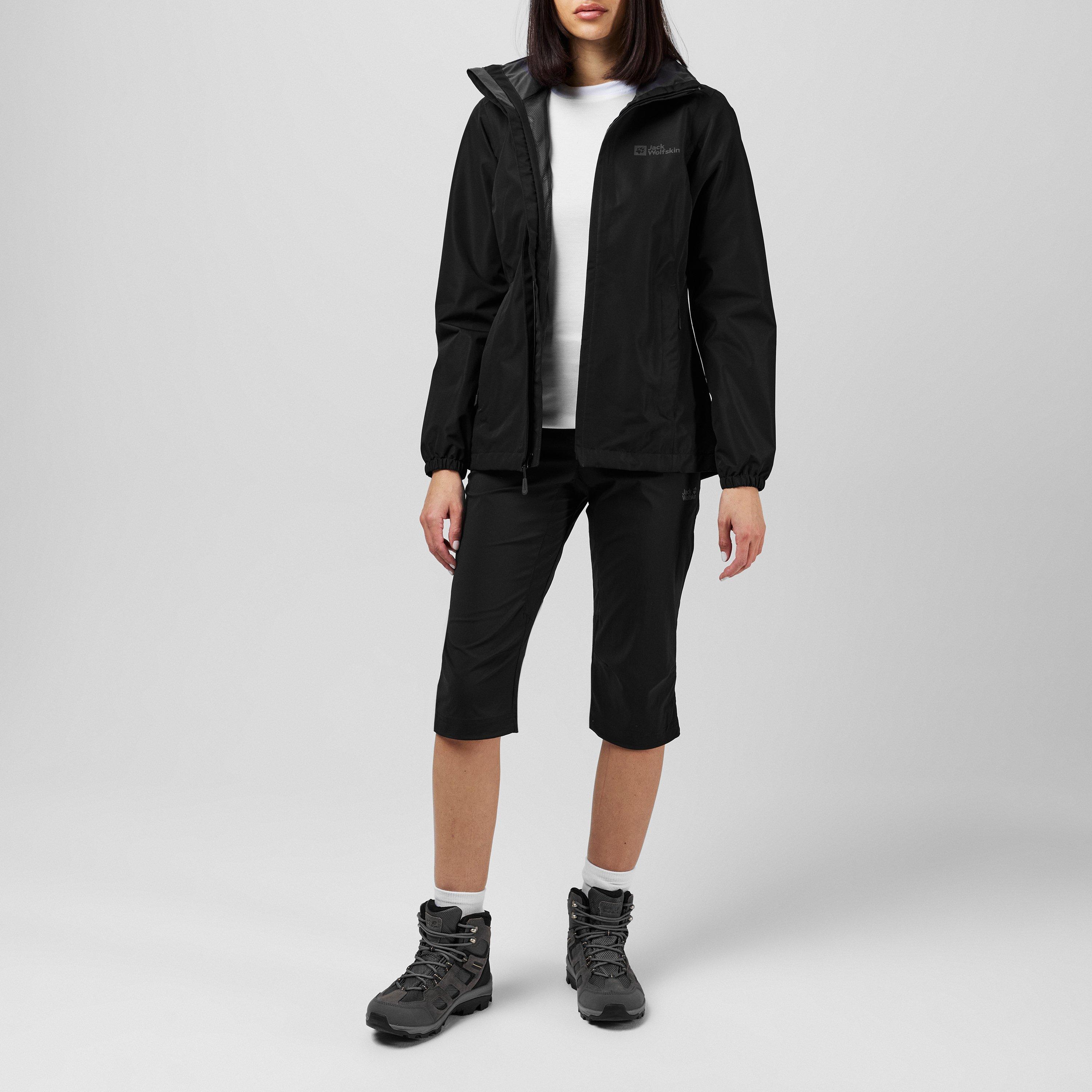 Black - Jack Wolfskin - Activate three quarter Pants Ladies - 4