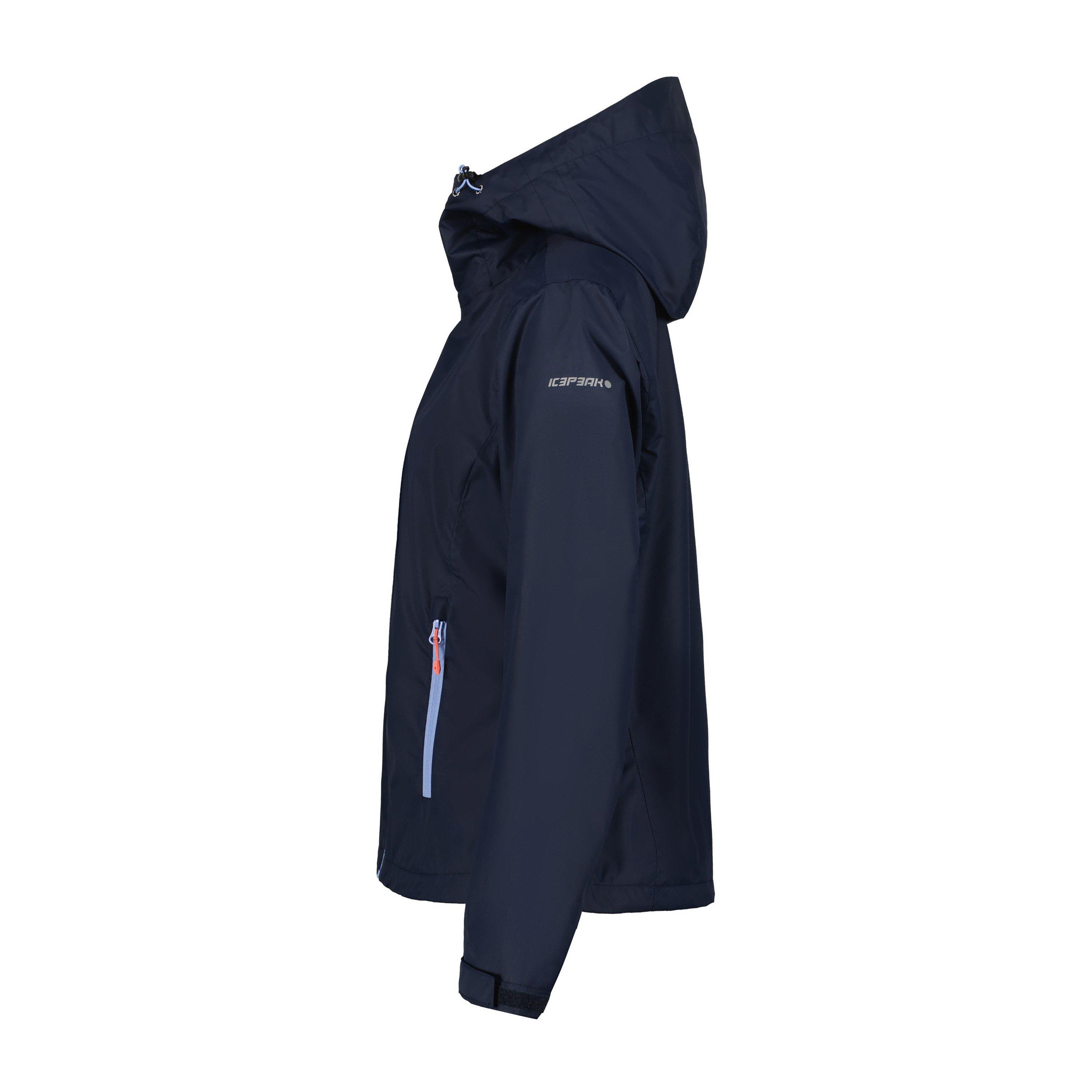 Dark Blue - Icepeak - Branchville Waterproof Jacket - 3