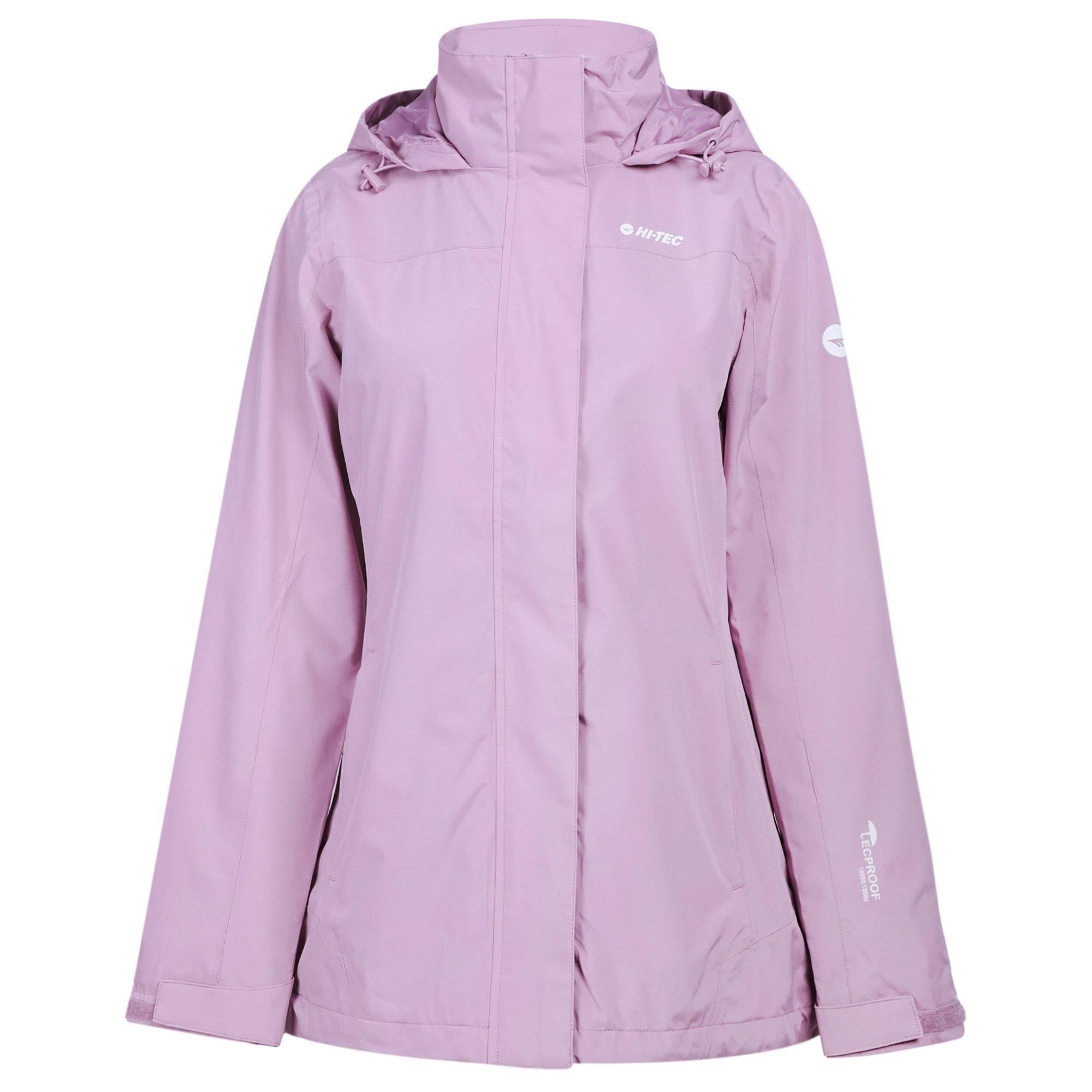 Elderberry - Hi Tec - Women's HI-TEC Orati Waterproof Adjustable Hood Jacket - 1