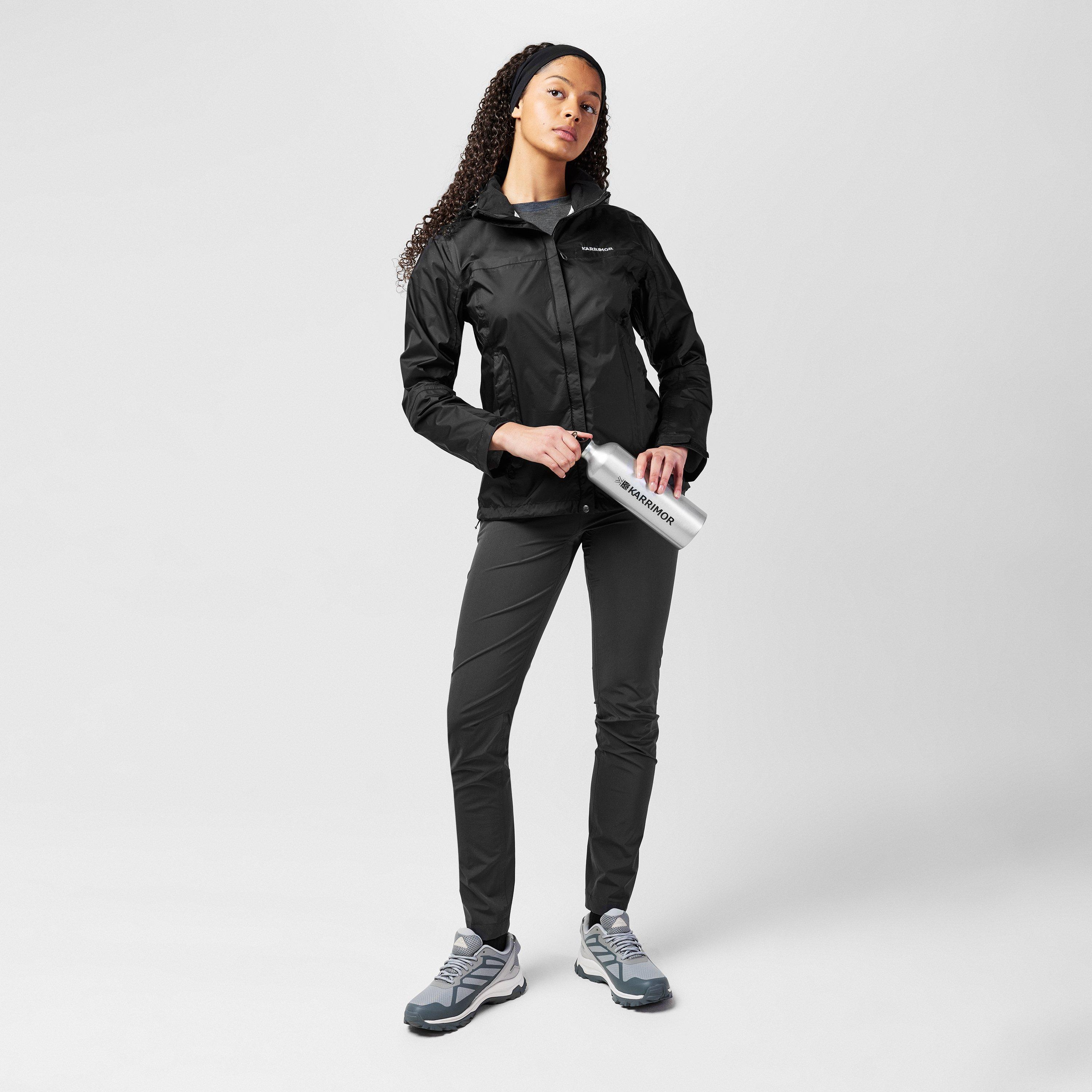 Noir - Karrimor - KARRIMOR Eco Lightweight Packable Long Sleeve Hooded Waterproof Jacket - 7