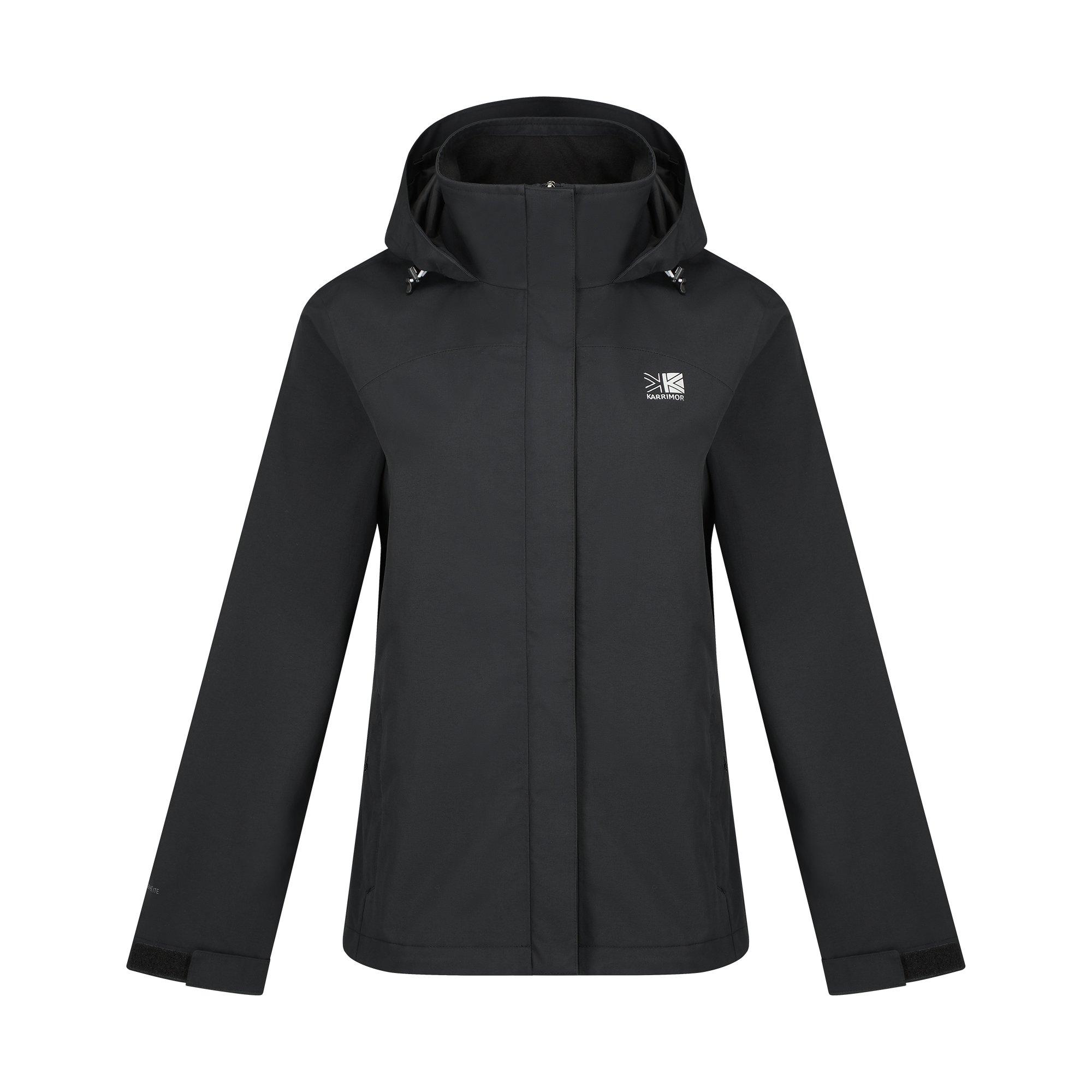 Nero - Karrimor - Womens Urban WeatherTite 10K Waterproof Long Sleeve Jacket - 1