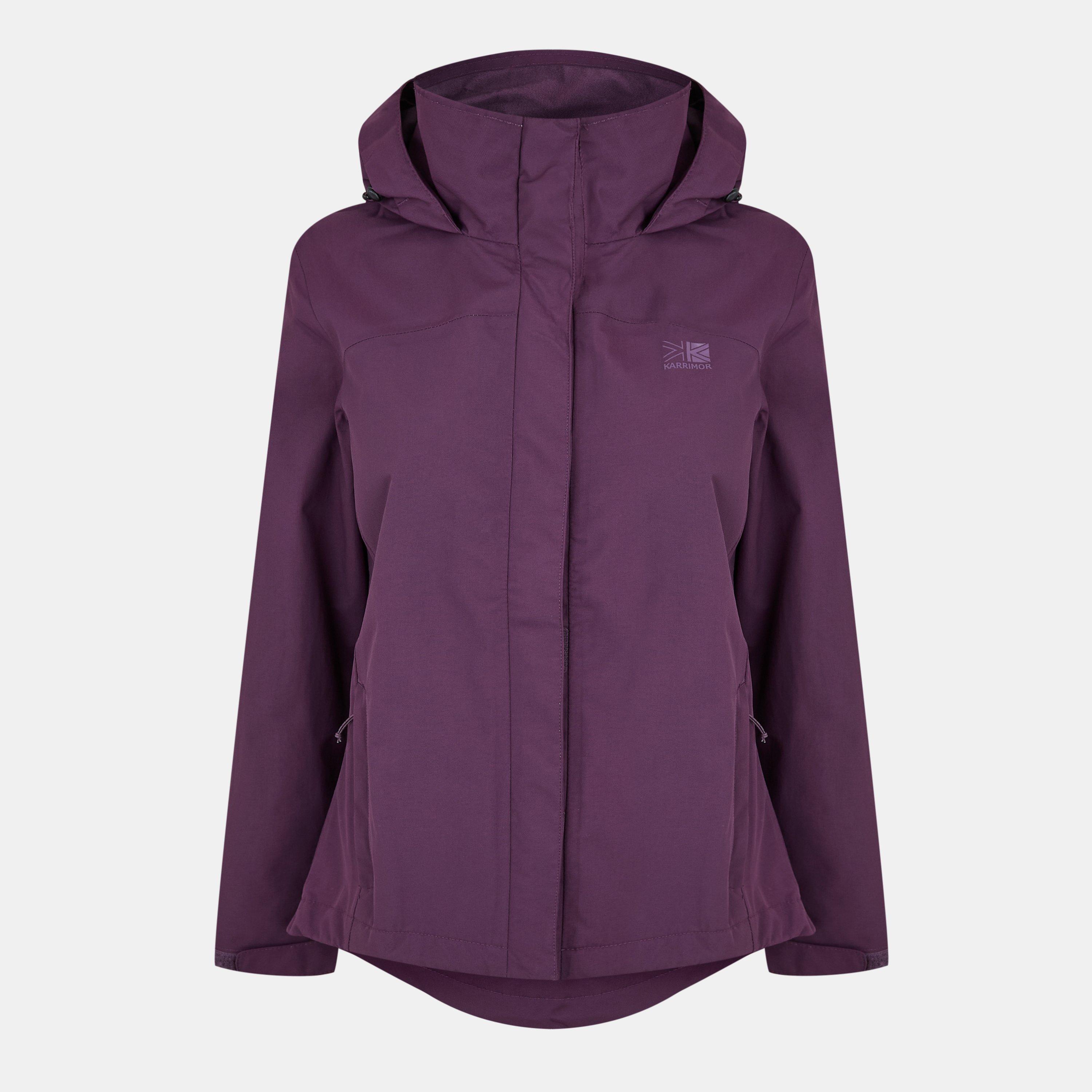 Karrimor Women's Urban Weathertite 10K Waterproof Long Sleeve Jacket - Blackberry - 8 (36)