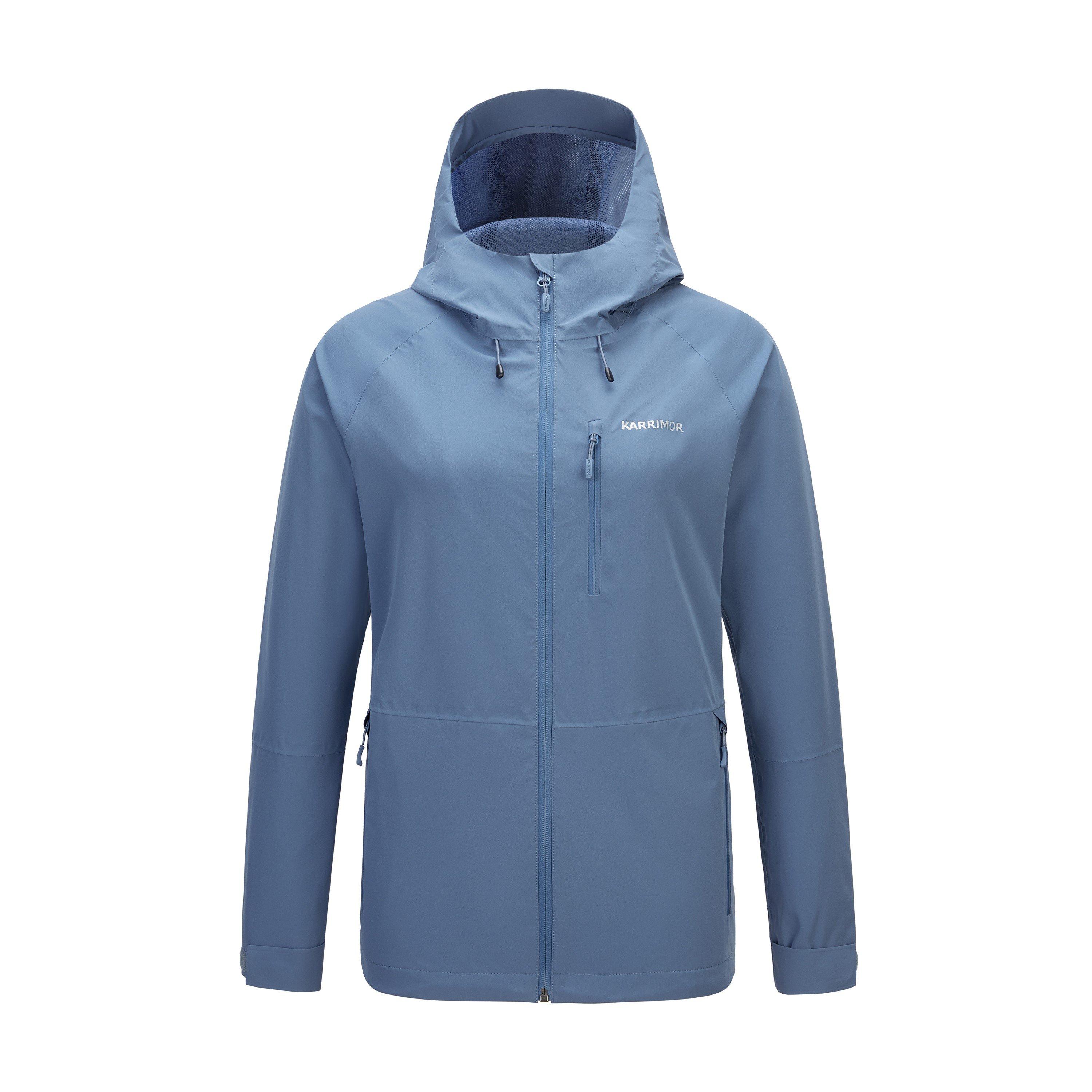 Blue - Karrimor - Women's Argon WeatherTite Windproof Long Sleeve Waterproof Jacket - 1
