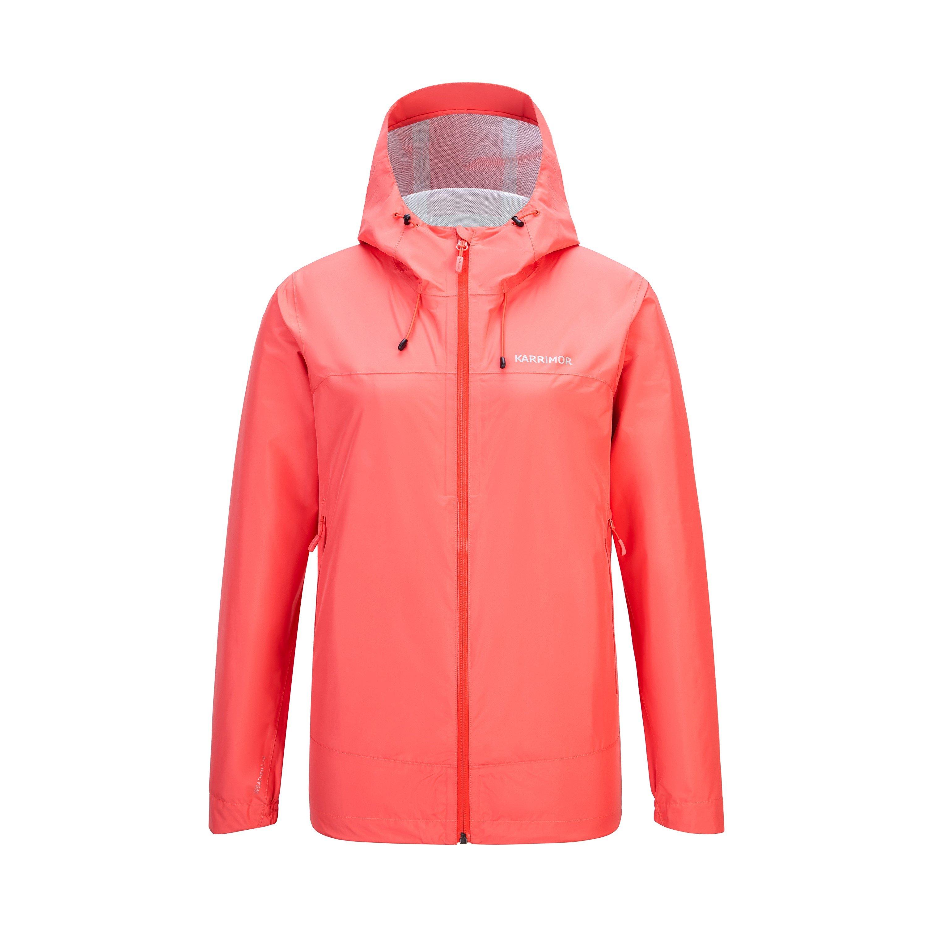 Karrimor Women's Helium Windproof Dwr Full Zip Waterproof Jacket - Pink - 14 (42)