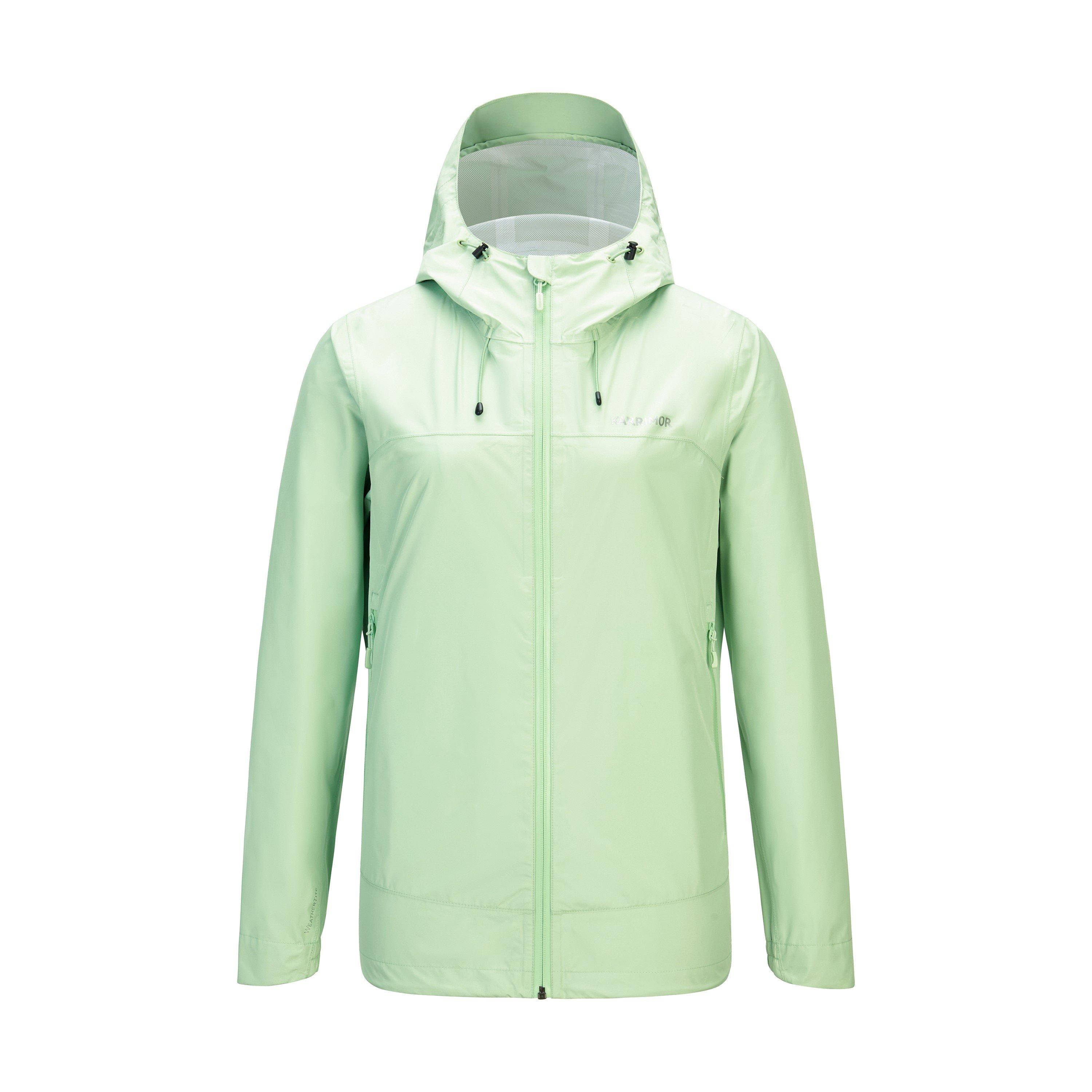 Karrimor Women's Helium Windproof Dwr Full Zip Waterproof Jacket - Green - 14 (42)