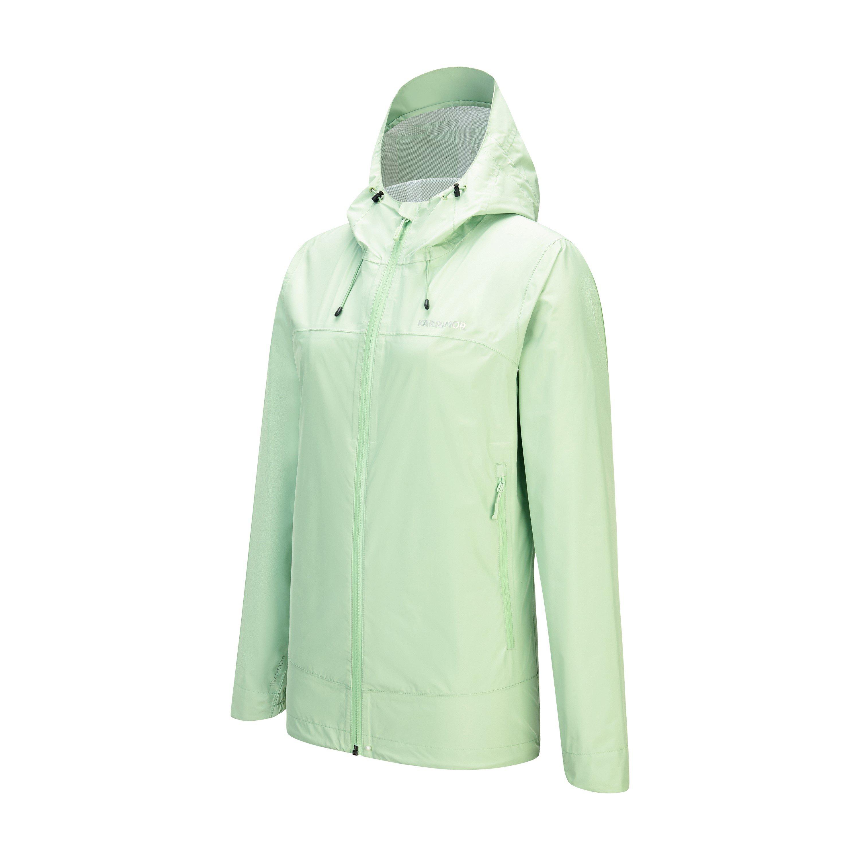 Green - Karrimor - Women's Helium Windproof DWR Full Zip Waterproof Jacket - 3