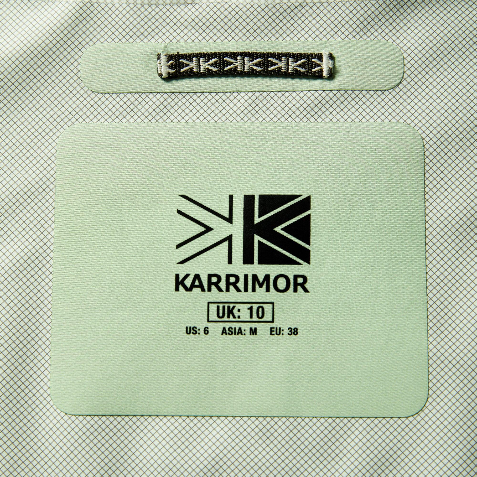 Green - Karrimor - Women's Helium Windproof DWR Full Zip Waterproof Jacket - 8