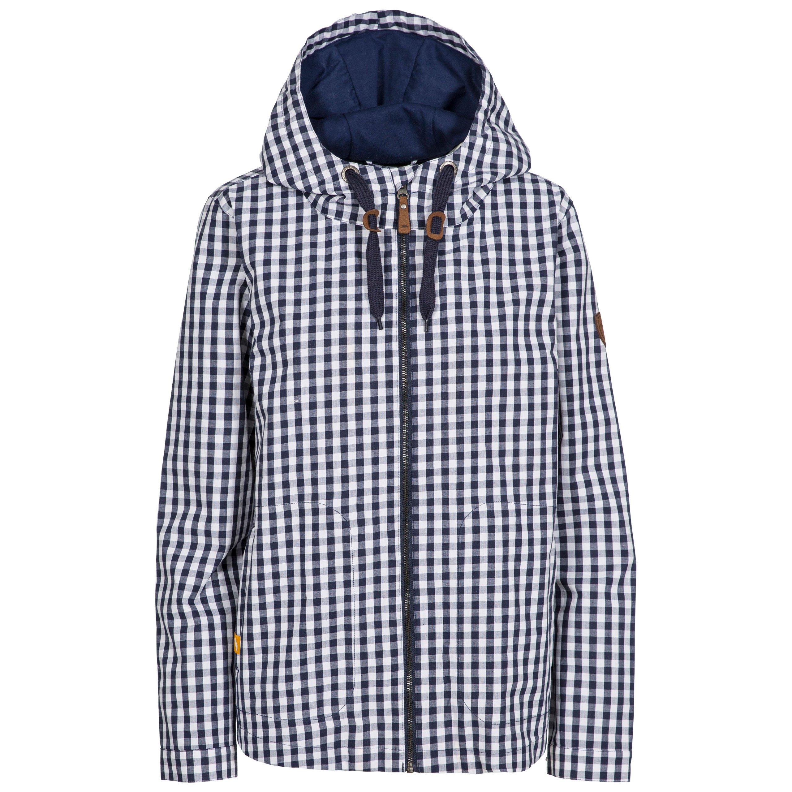 Gingham Navy - Trespass - Dignity Waterproof Jacket - 8
