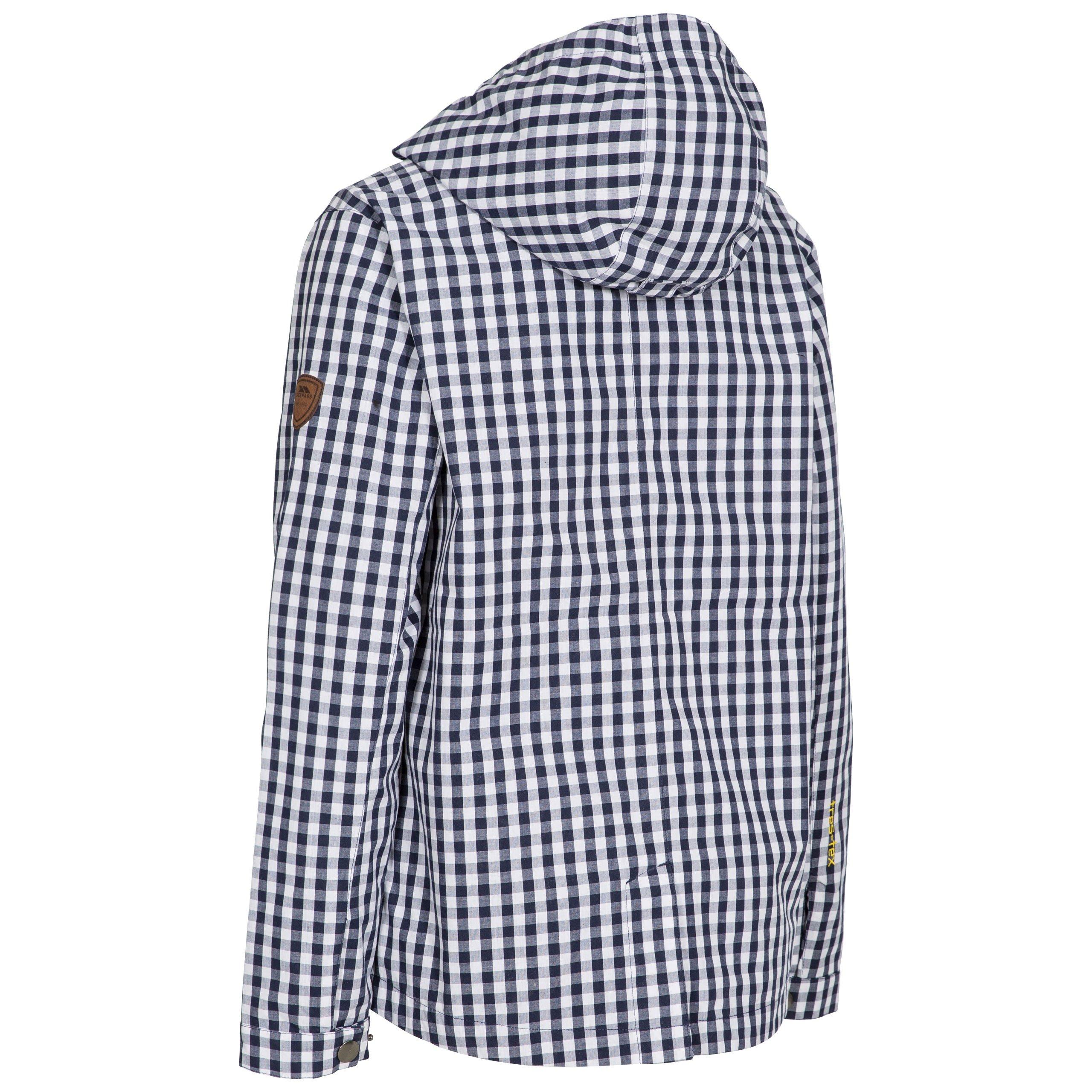 Gingham Navy - Trespass - Dignity Waterproof Jacket - 9