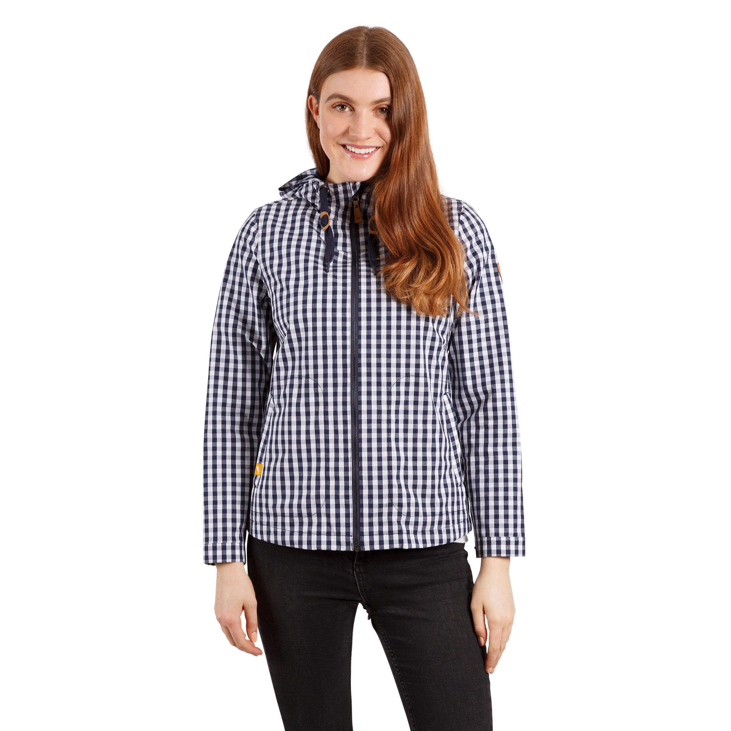Gingham Navy - Trespass - Dignity Waterproof Jacket - 3