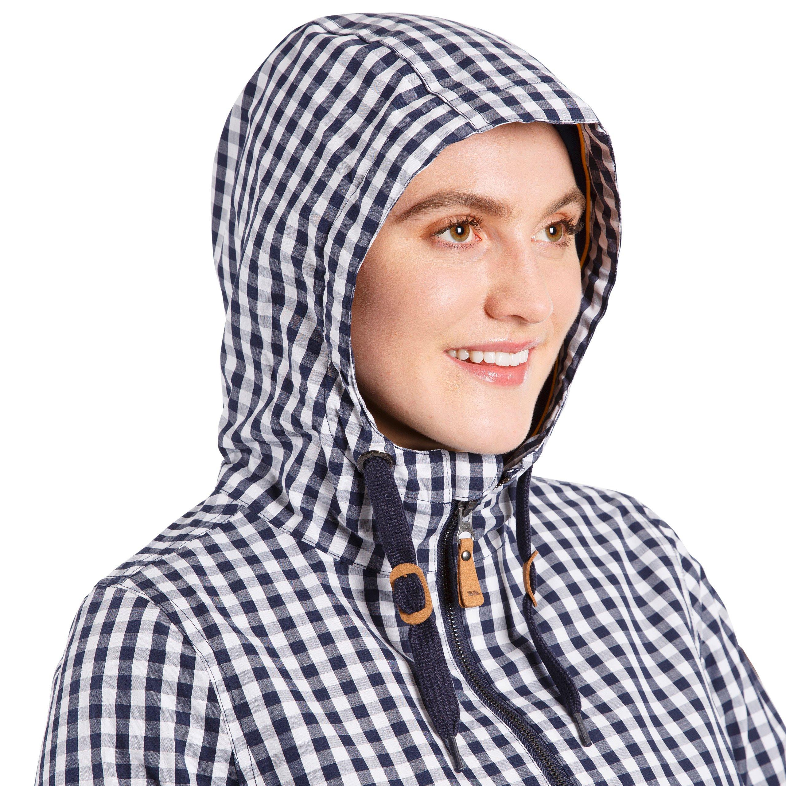 Gingham Navy - Trespass - Dignity Waterproof Jacket - 7